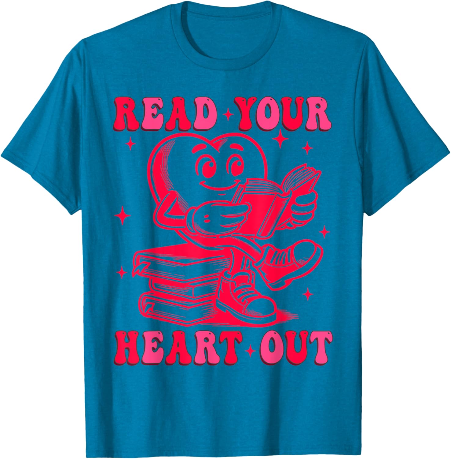 Read Your Heart Out Valentine's Day T-Shirt for Book Lovers - 14