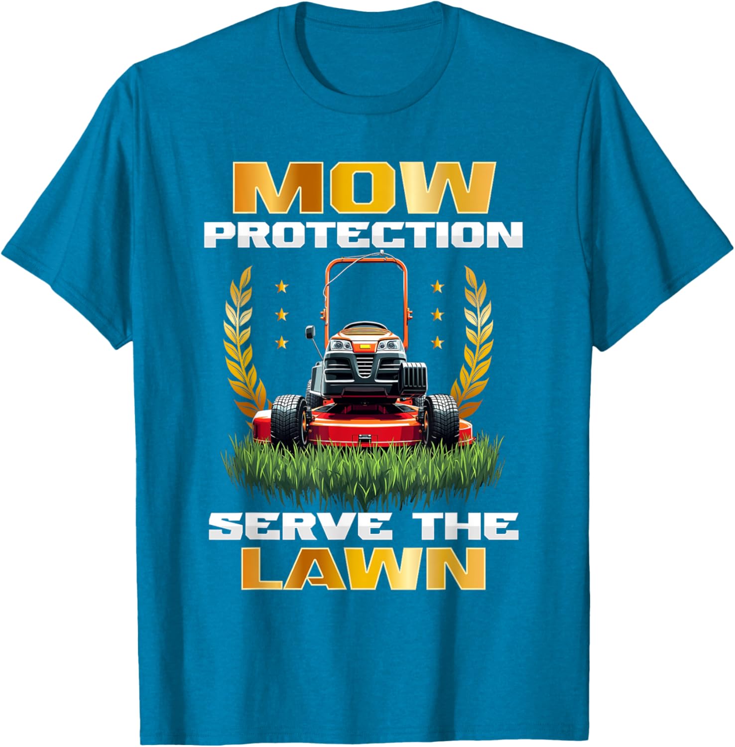 Lawn Mowing Mower Protection T-Shirt for Lawn Care Enthusiasts - 13