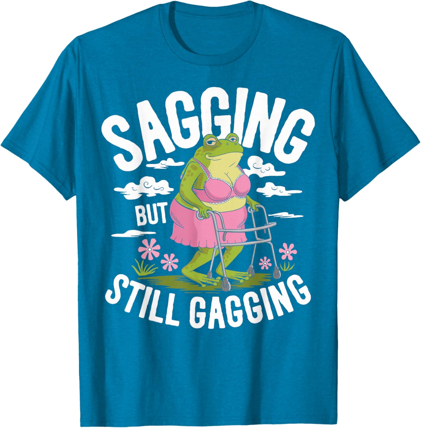 Funny Sagging Frog Meme T-Shirt for Sarcastic Humor Lovers - 9