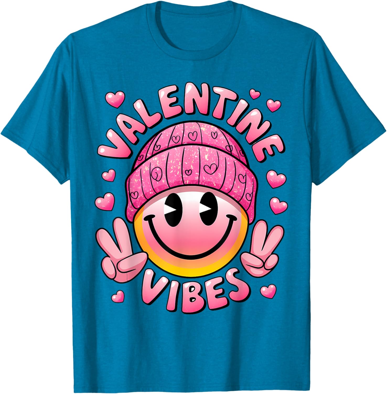 Valentine Vibes T-Shirt for Men, Women, and Kids - Perfect for Love Day - 9