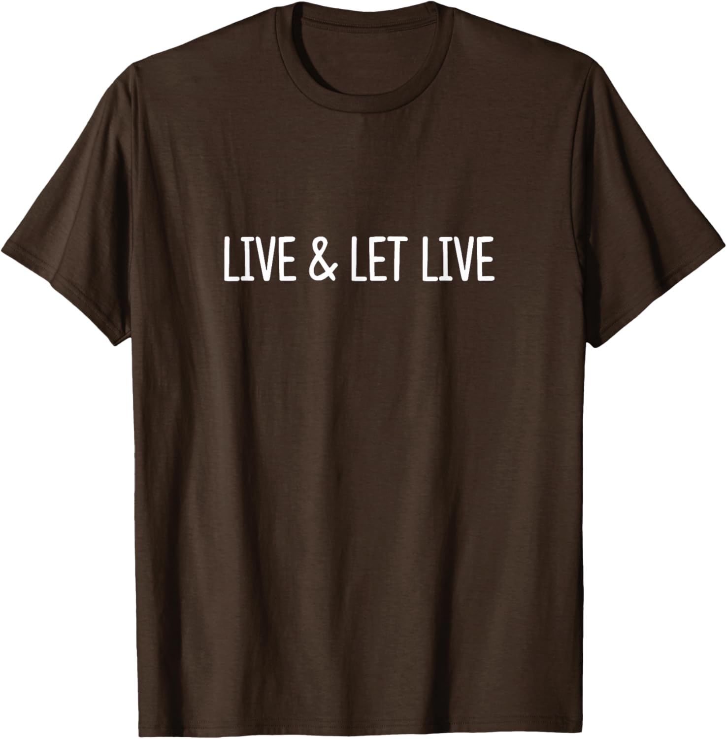 Live & Let Live T-Shirt - Stylish Casual Wear for Everyday Comfort - 5