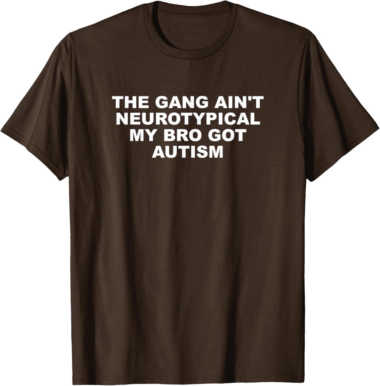 The Gang Aint Neurotypical Autism T-Shirt for Supportive Friends - 4