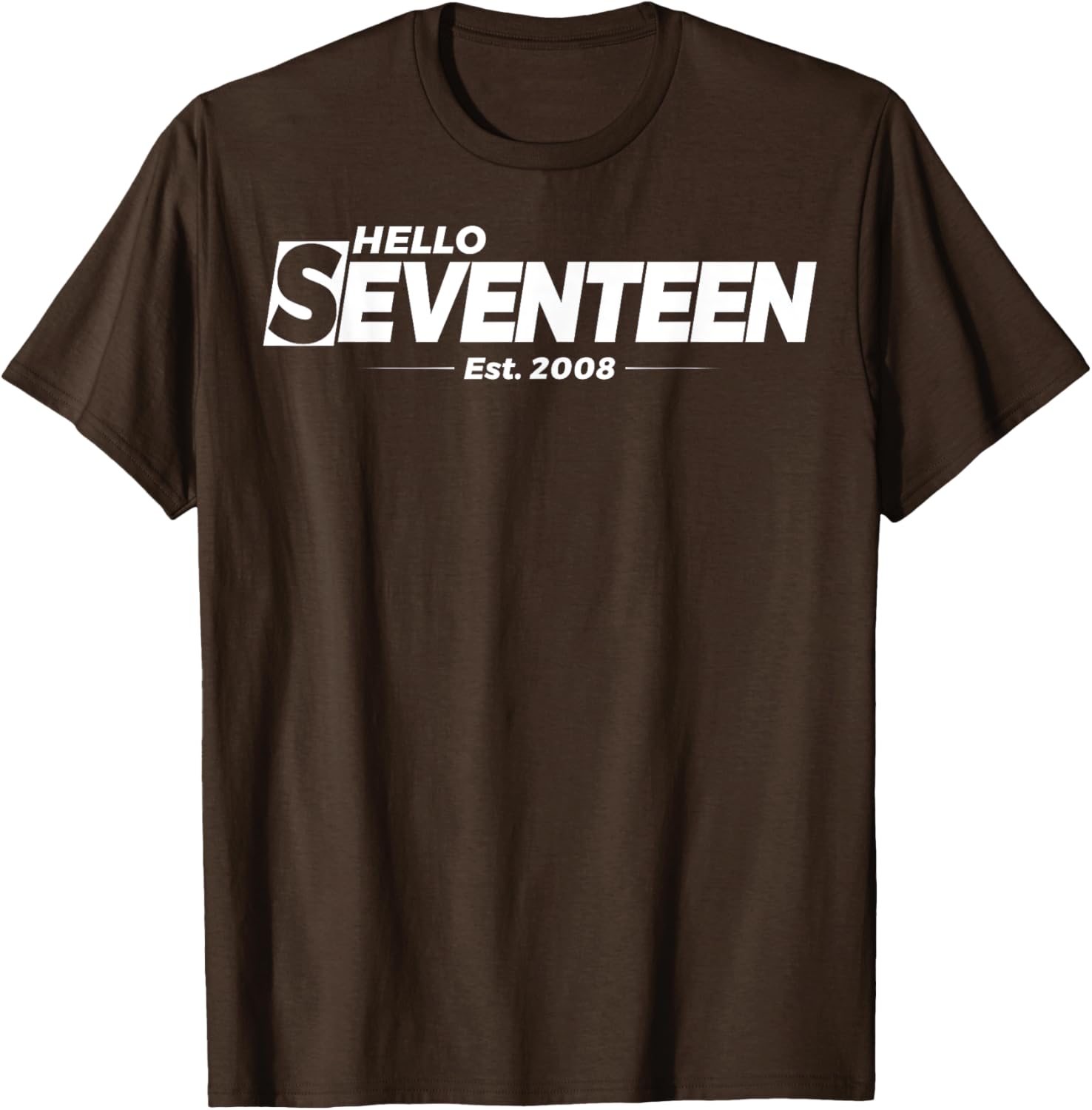 Hello Seventeen Birthday T-Shirt for 17th Birthday Celebration Gifts - 1