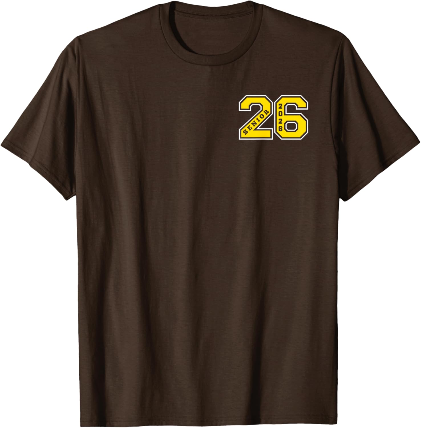 Gold Senior Class 26 T-Shirt Elite Wear for 2026 Graduation Celebration - 19