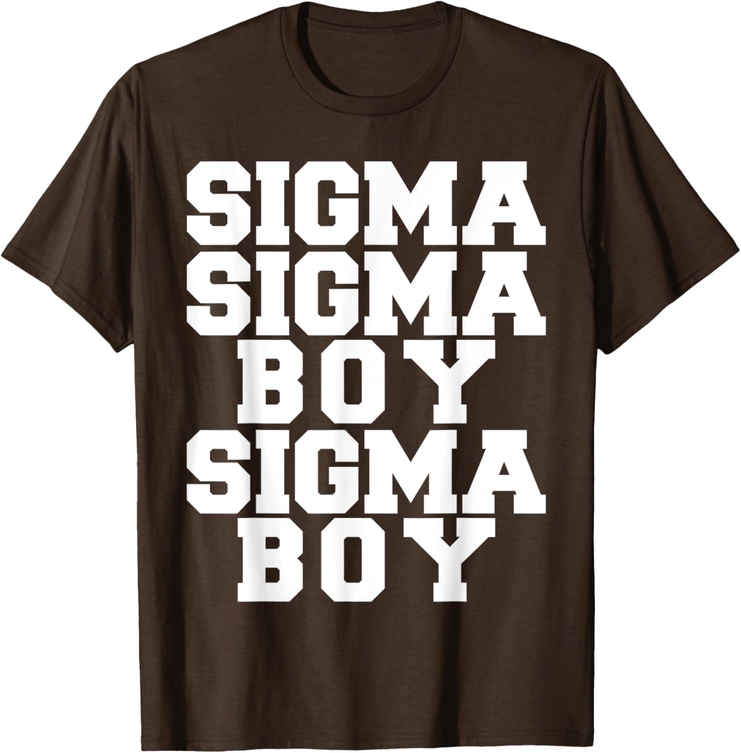 Sigma Boy Motivational T-Shirt for Strong Sigma Males - Trendy Design - 16