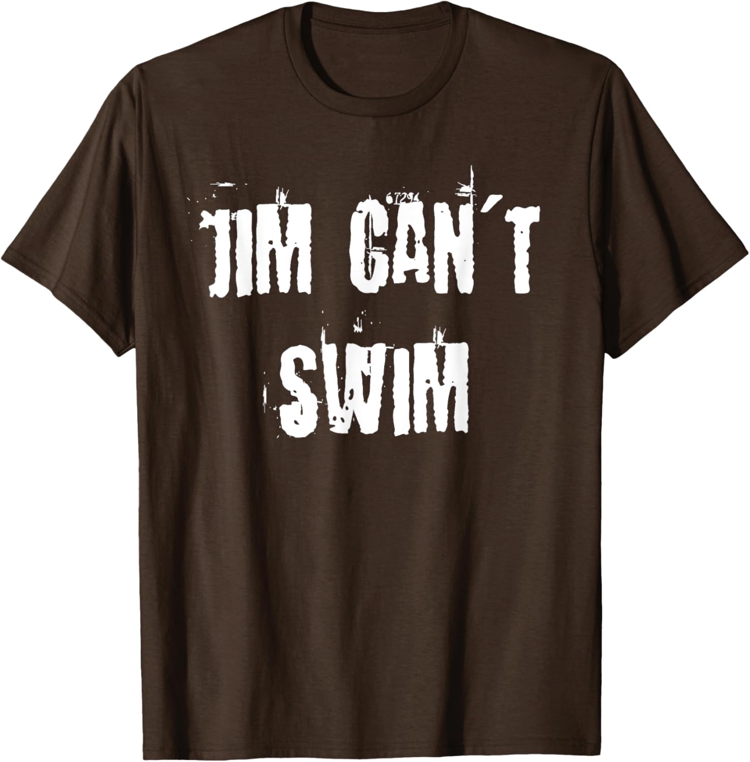 Jim Can't Swim T-Shirt for Fun Style in Clothing and Accessories - 12