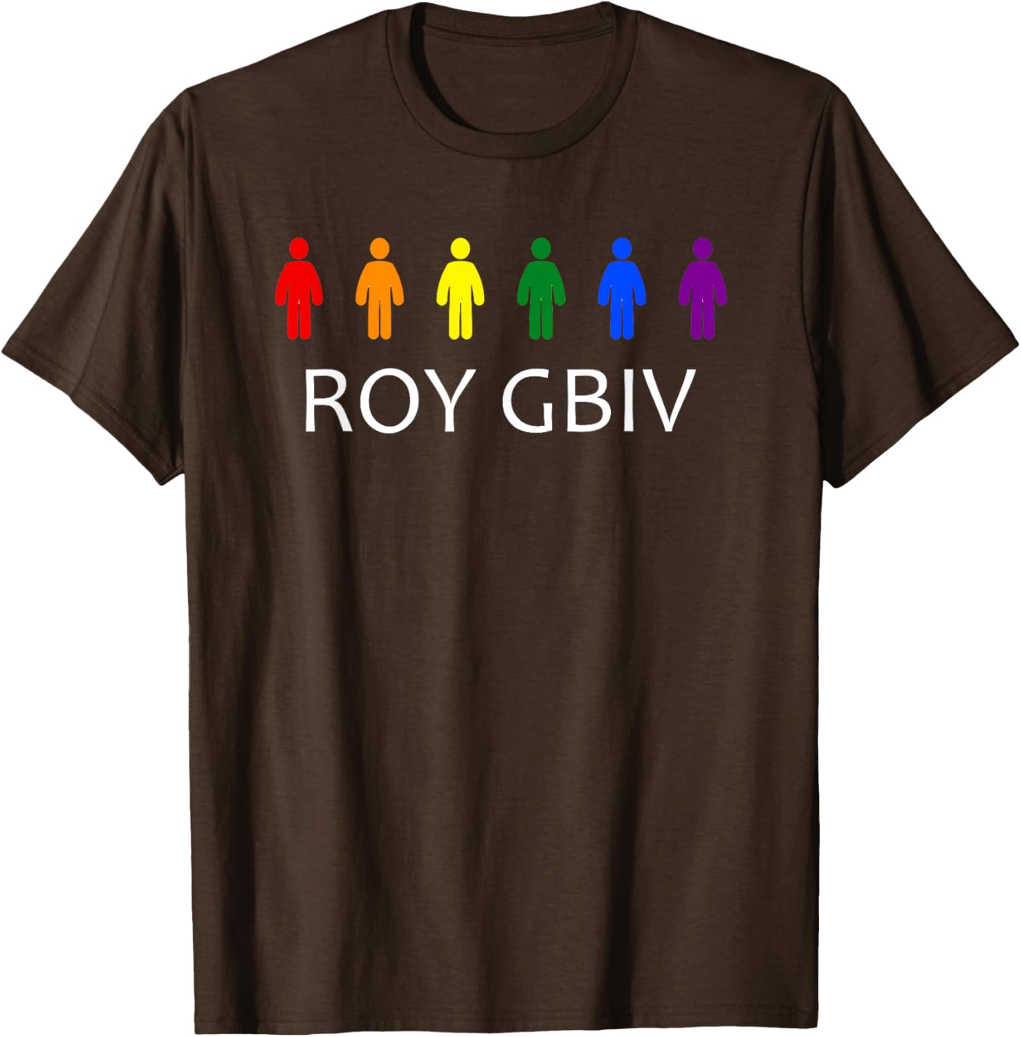 Roy Gbiv Color Spectrum T-Shirt for Vibrant Fashion Lovers - 23