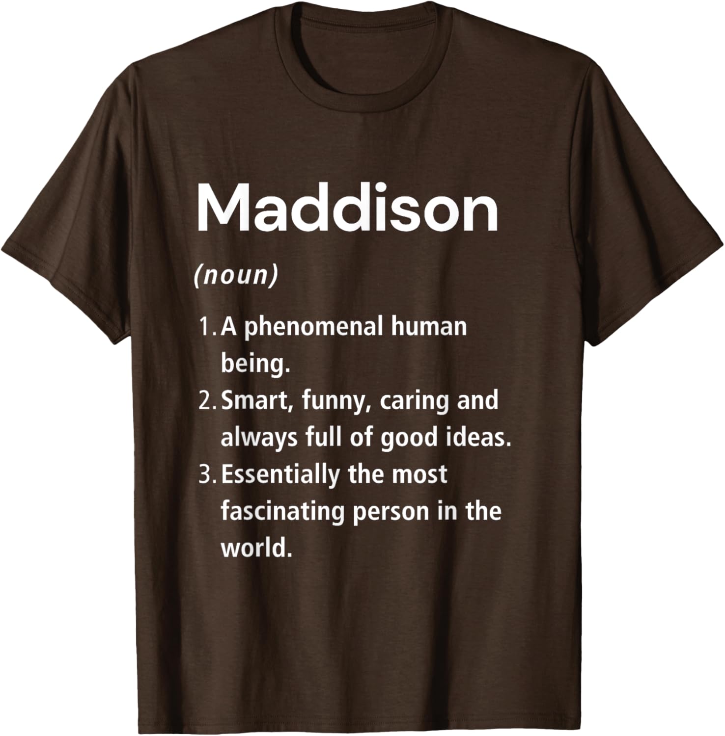 Funny Maddison Name Definition T-Shirt for Unique Style Lovers - 5