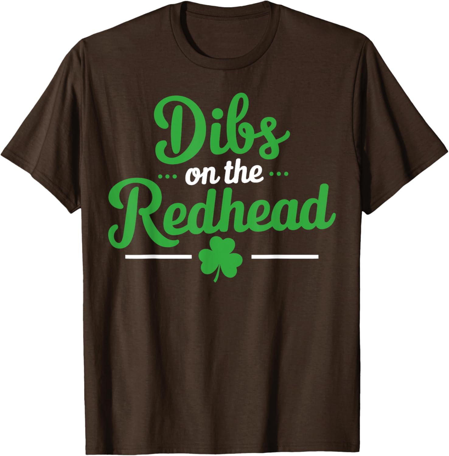 Dibs on the Redhead Funny Irish Shamrock T-Shirt for St. Patrick's Day - 8