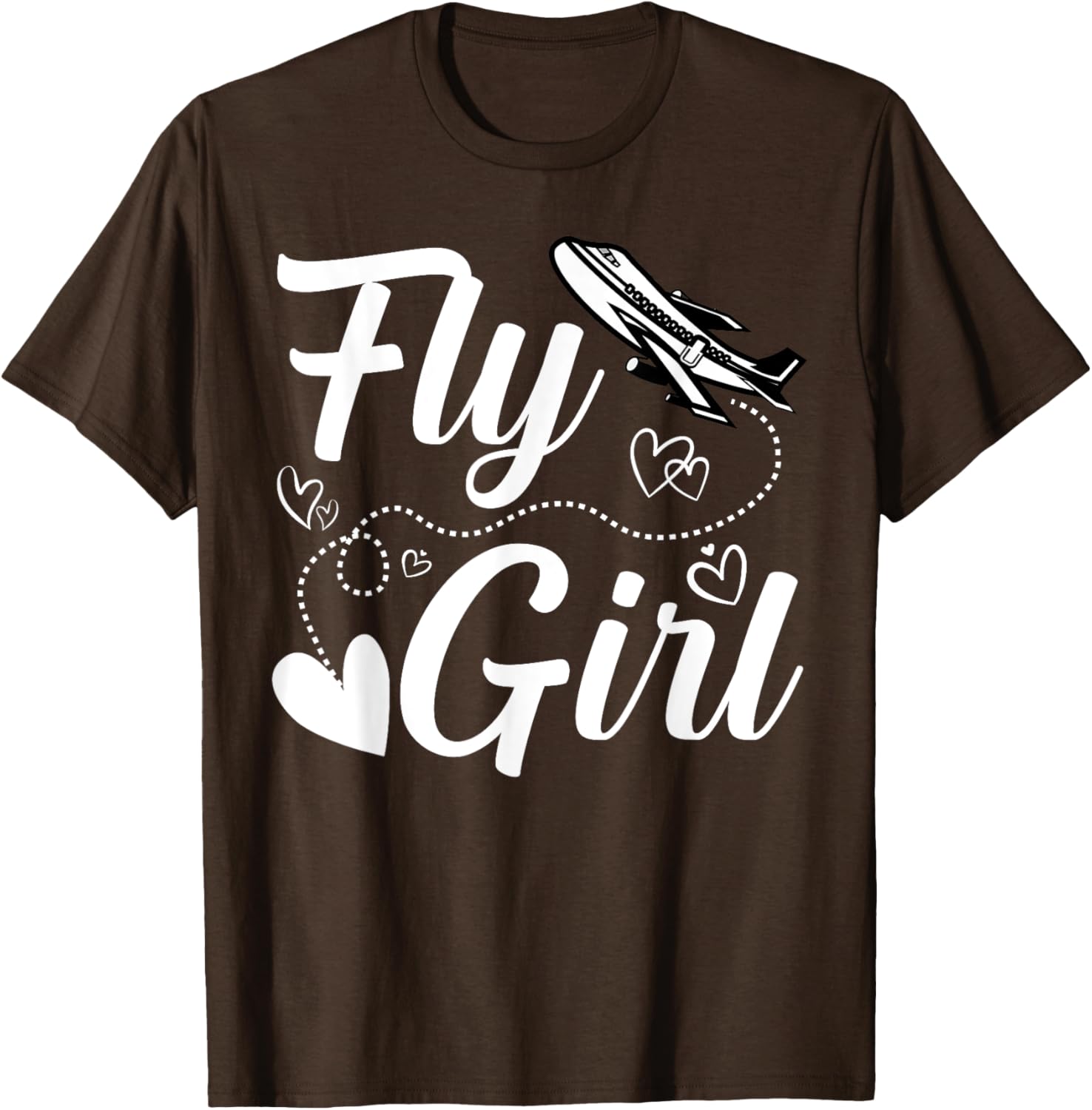 Flygirl Vintage Aviation Pilot Flight Attendant T-Shirt for Aviation Lovers - 1