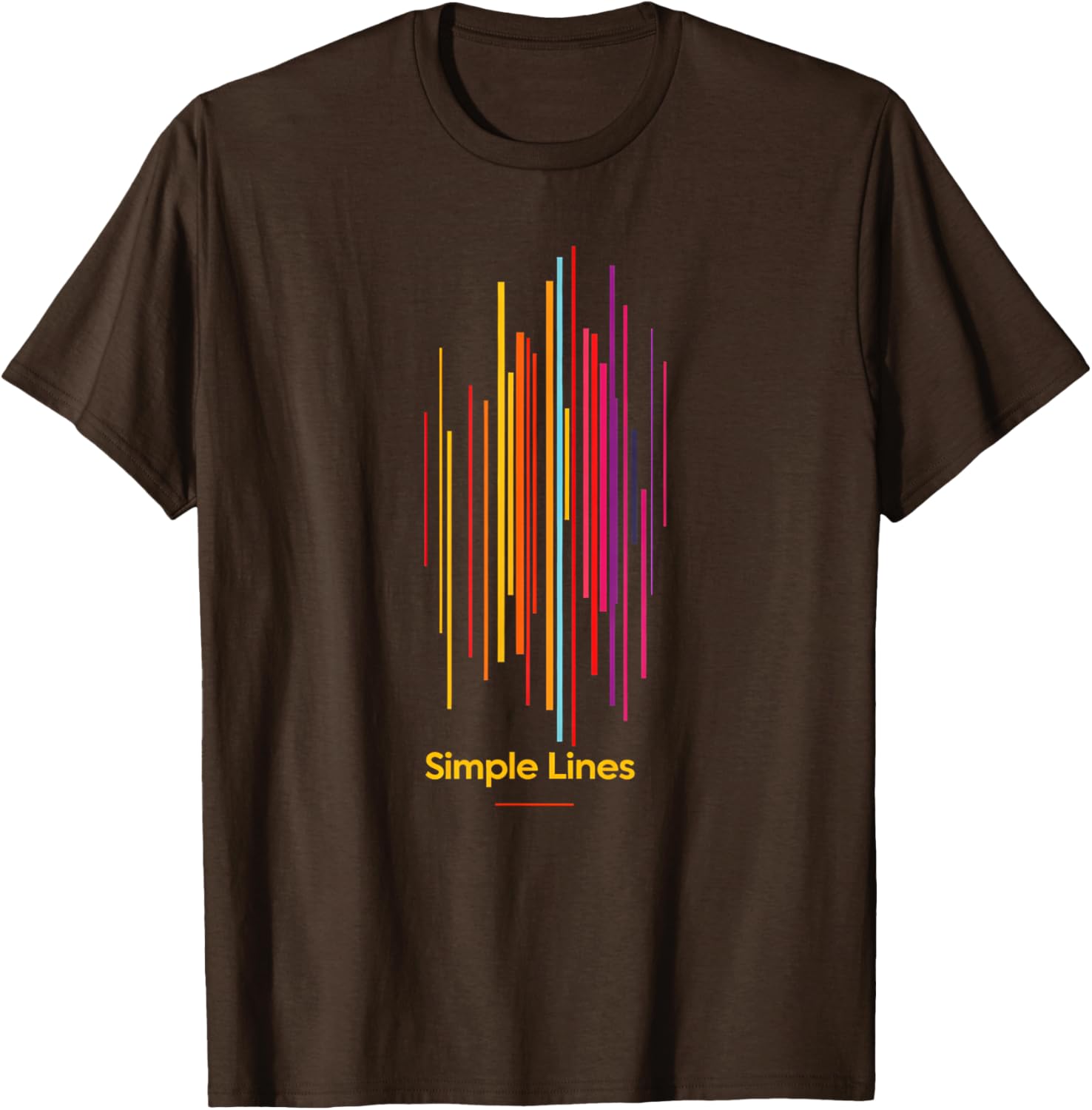 Minimalist Art T-Shirt with Simple Lines and Abstract Shapes Design - 2