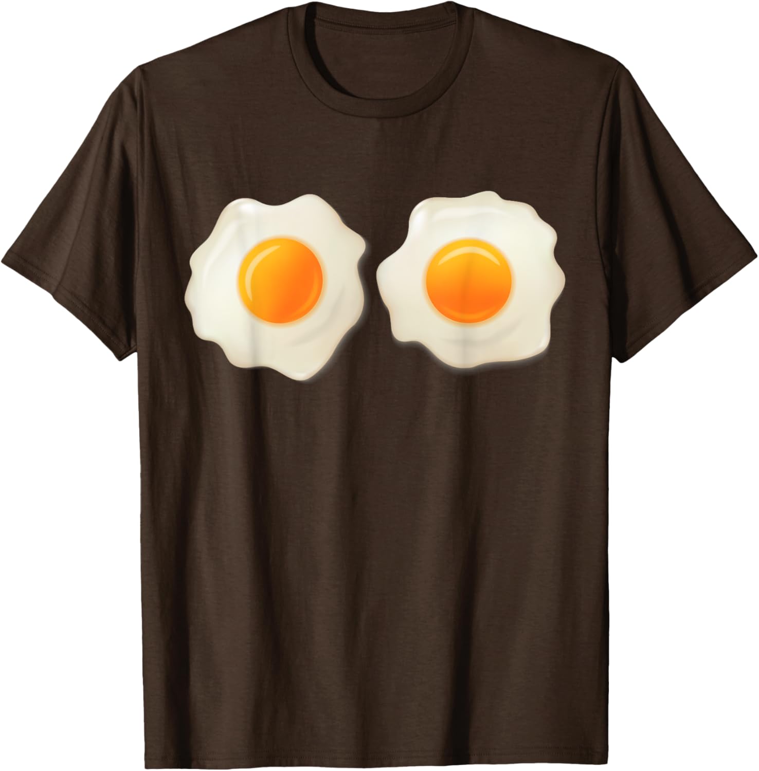 Double Fried Eggs Sunny Side Up T-Shirt for Food Lovers and Fun Apparel - 8