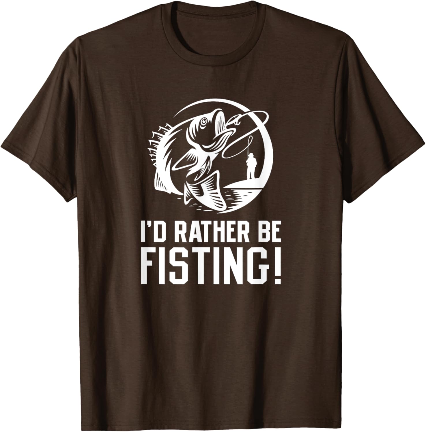 I'd Rather Be Fisting Funny Graphic T-Shirt for Casual Wear - 23