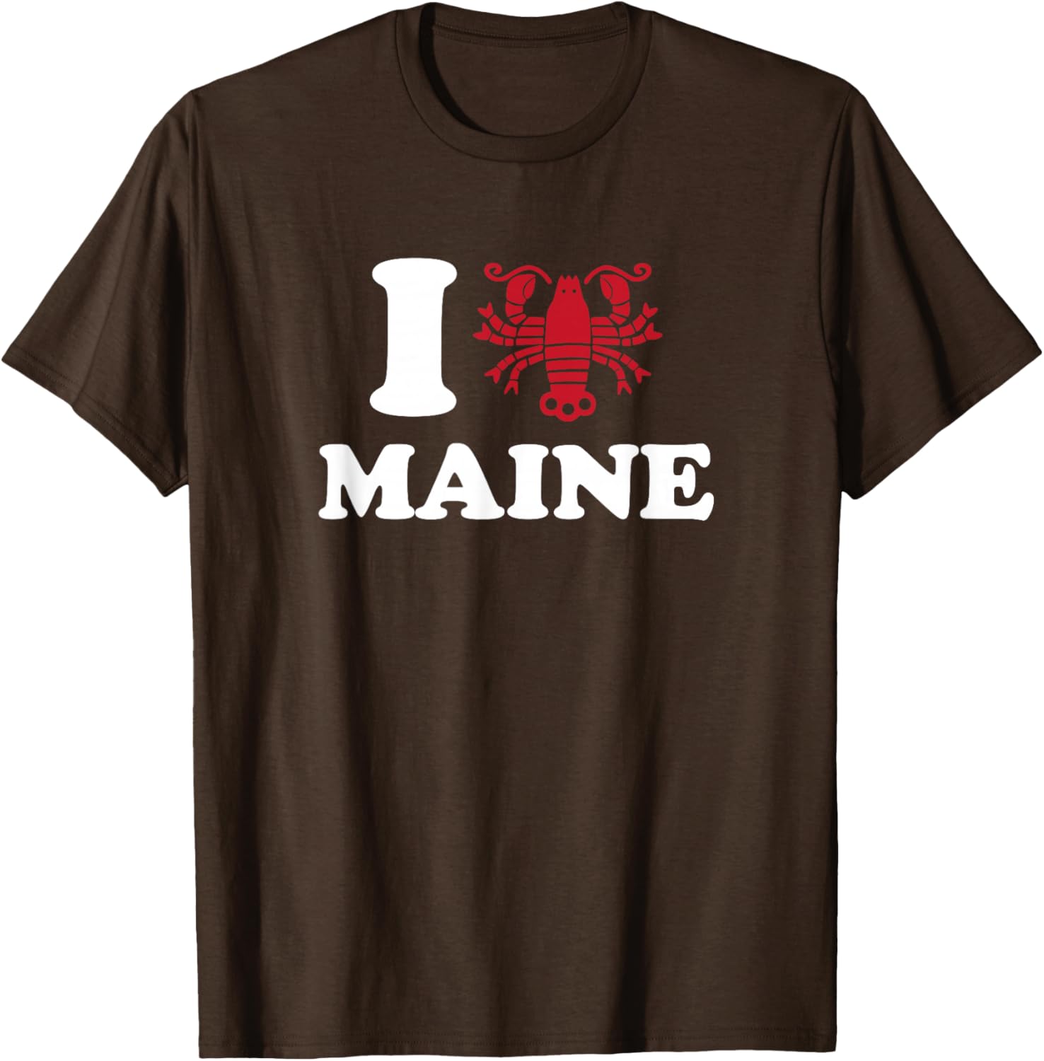 I Love Maine Lobster Heart T-Shirt for Lobster Lovers and Maine Fans - 9