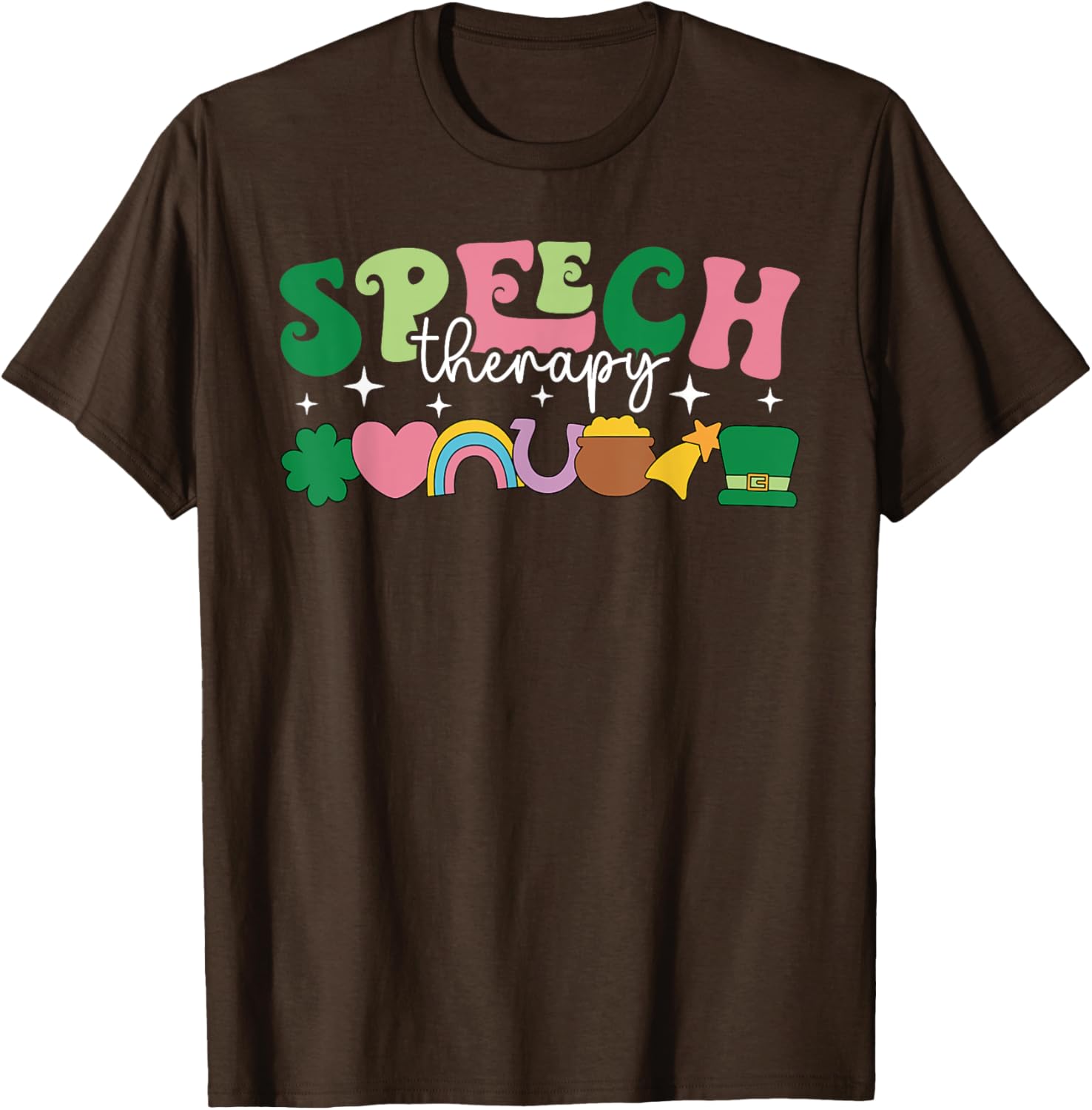 Lucky Charm St Patrick's Day Speech Therapy T-Shirt for SLPs - 9