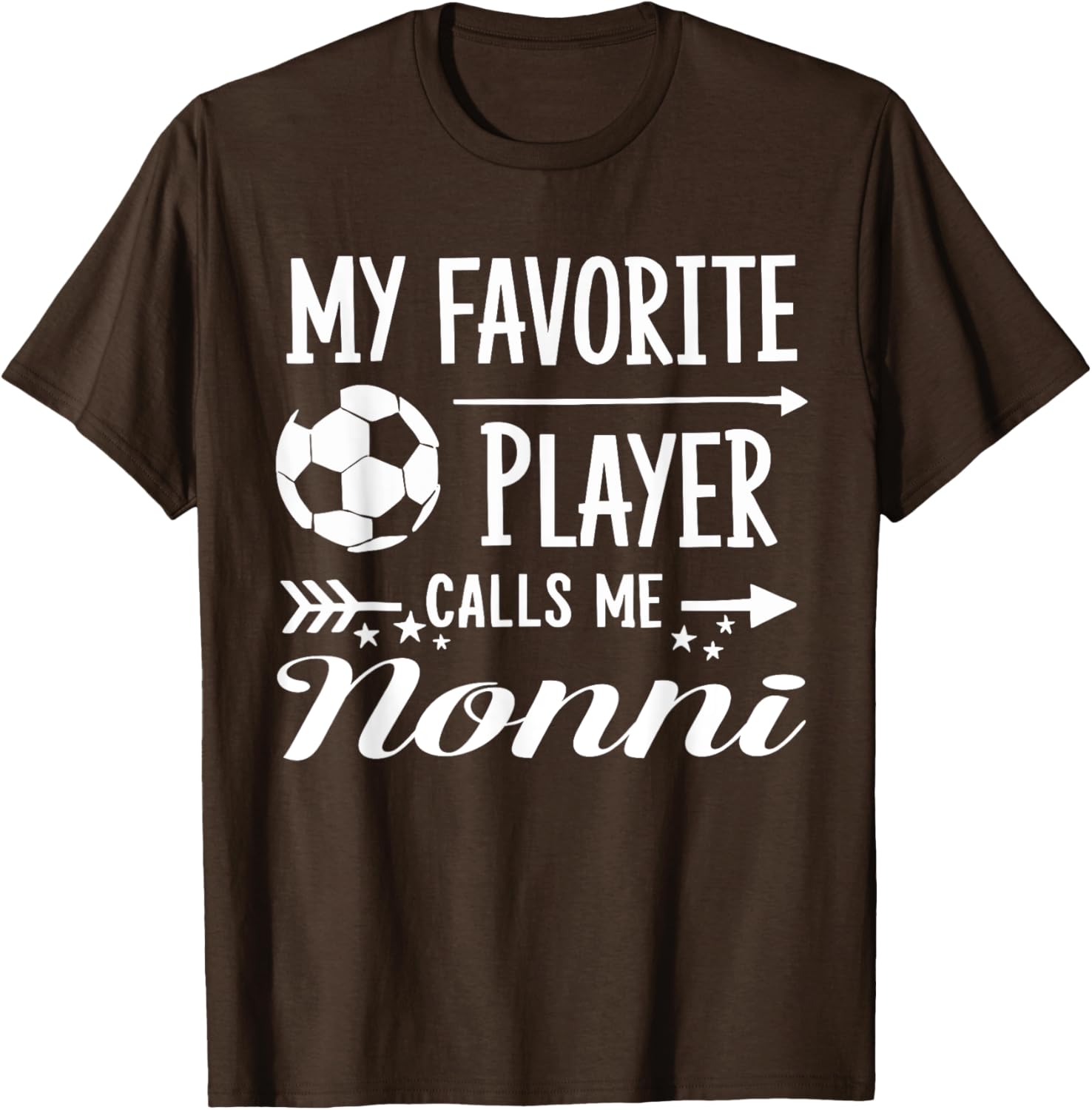 My Favorite Player Calls Me Nonni Soccer T-Shirt for Proud Grandparents - 8