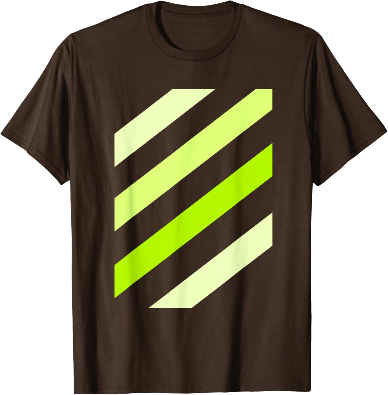 Stylish Green Stripe Graphic T-Shirt for Trendy Casual Wear - 15