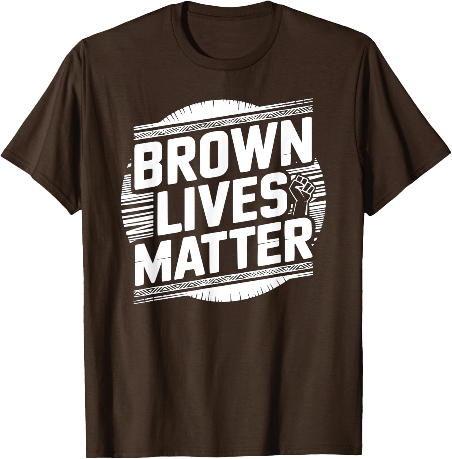 Brown Lives Matter Pro-Immigration Unity T-Shirt for Activism Support - 10