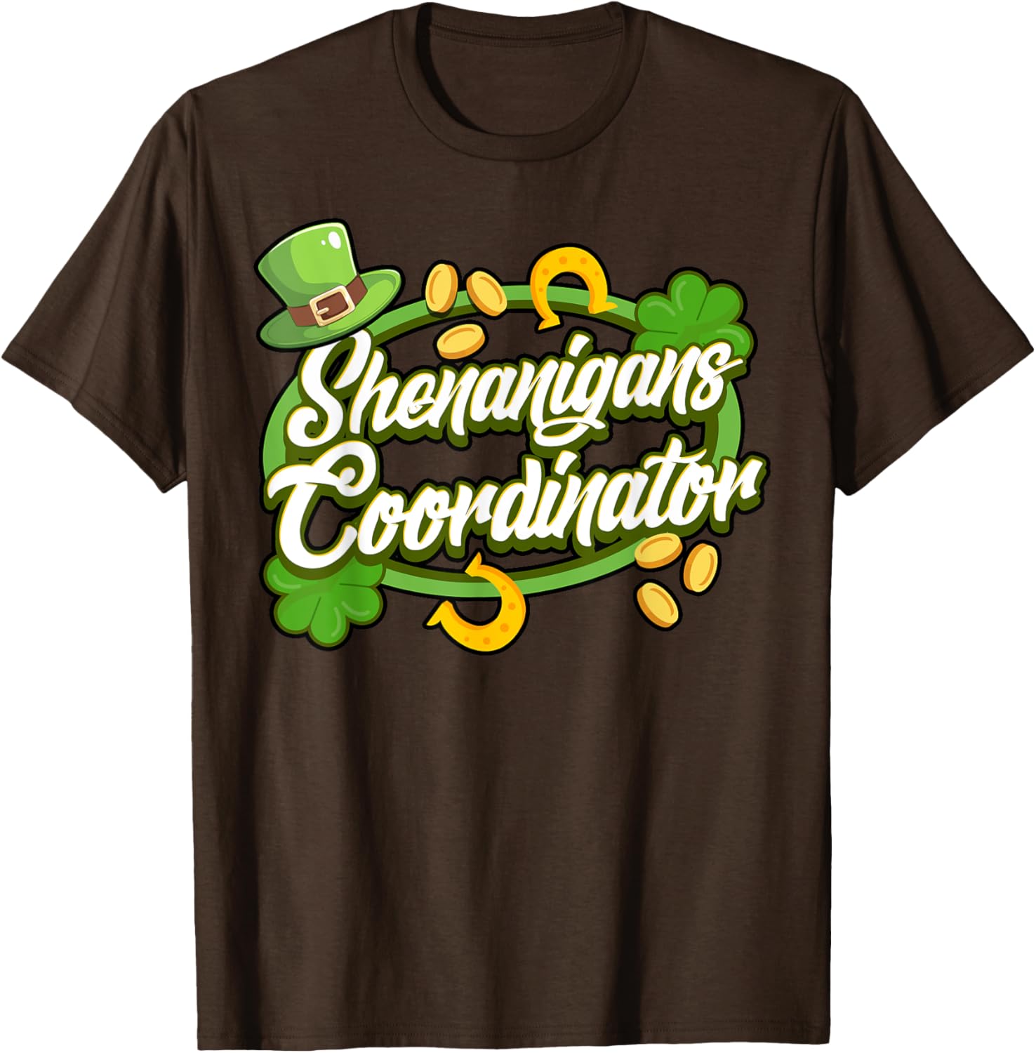 Funny Shenanigans Coordinator St Patrick's Day T-Shirt for Fun Celebrations - 14