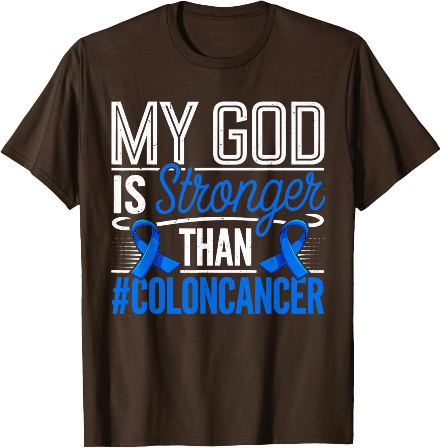 Funny Colon Cancer Awareness T-Shirt for Supportive and Stylish Advocacy - 1