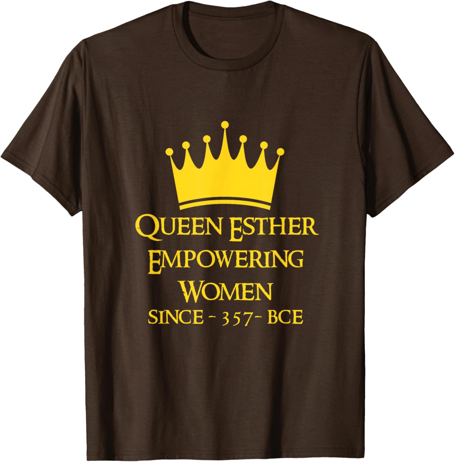 Queen Esther Empowering Women Purim T-Shirt for Feminists and Allies - 15
