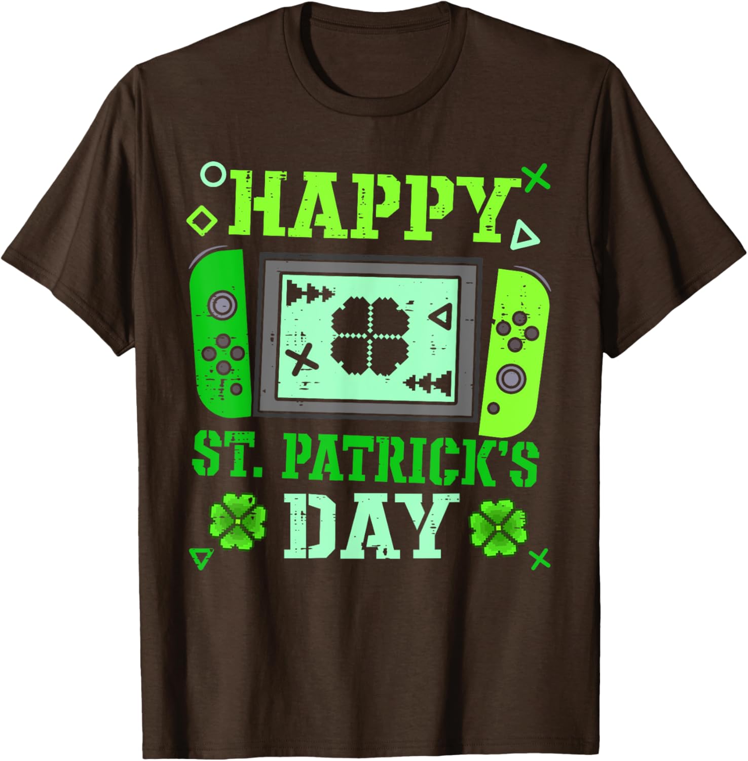 Happy St Patrick's Day Lucky Gamer T-Shirt for Boys and Men - 6