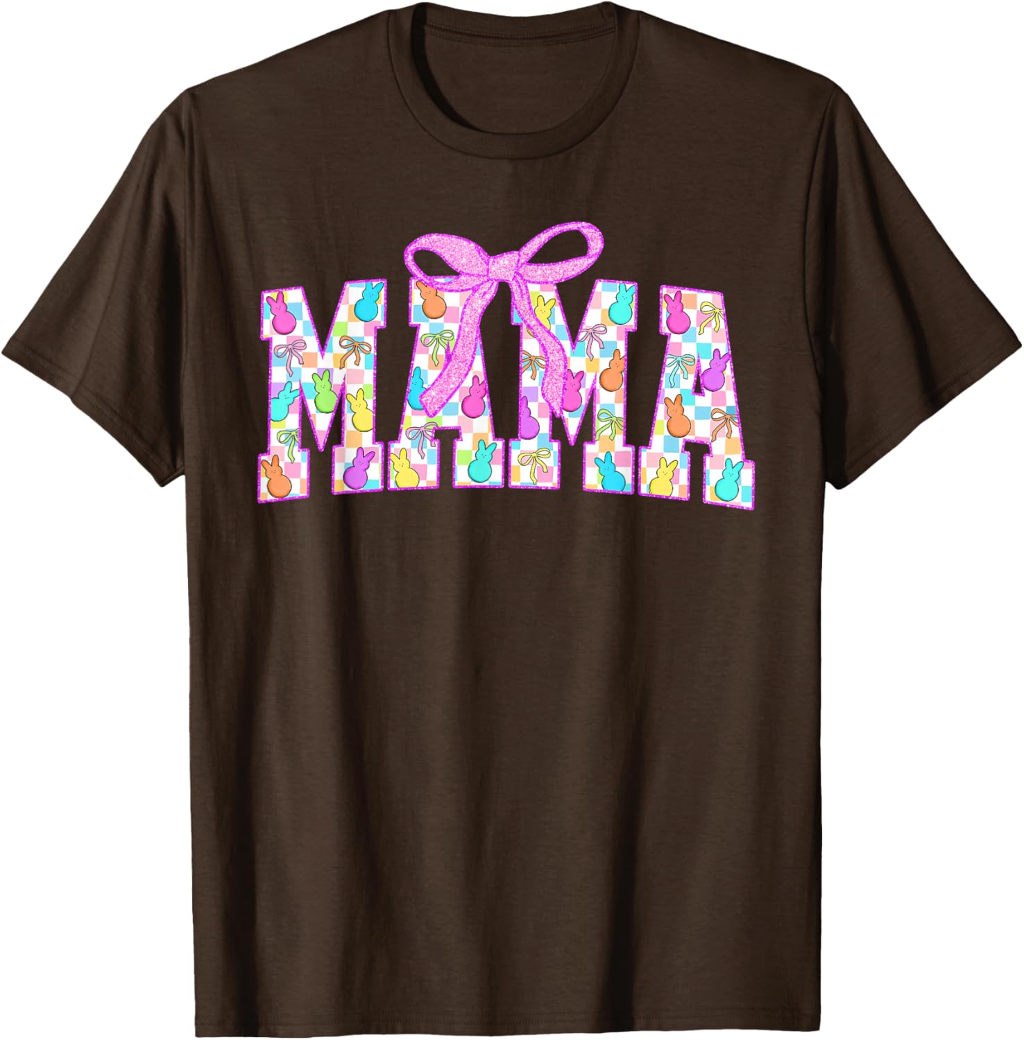 Mama Coquette Happy Easter Bunny T-Shirt for Spring Egg Hunts - 18