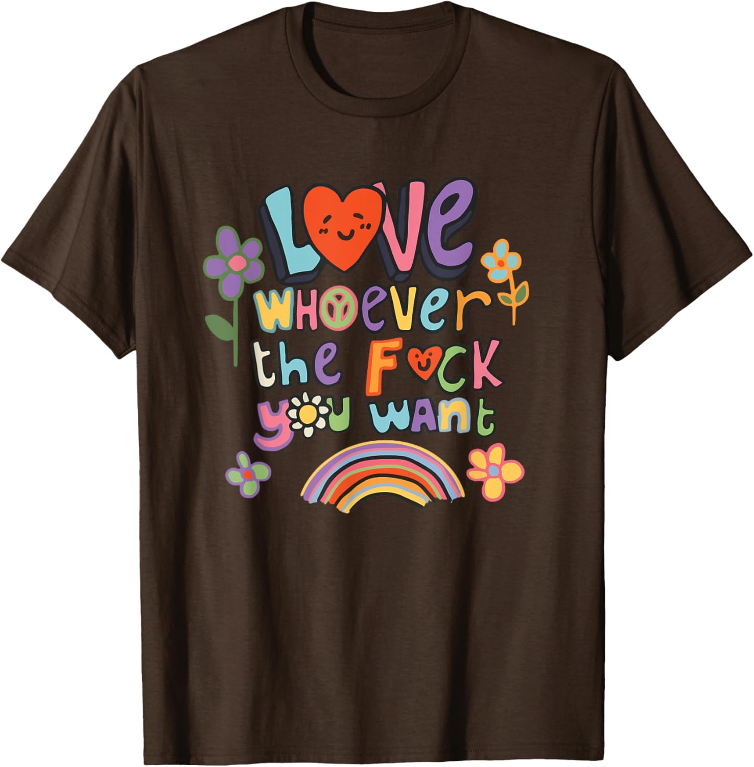 Love Whoever You Want LGBTQ Rainbow Pride Month T-Shirt for All - 2