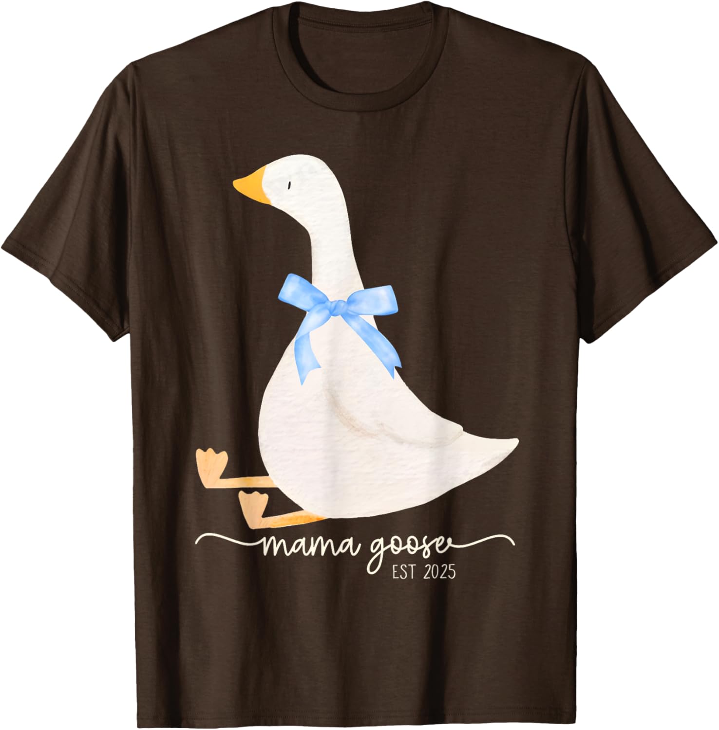 Silly Goose Mom T-Shirt for Mother’s Day - Mama Goose Est 2025 - 3