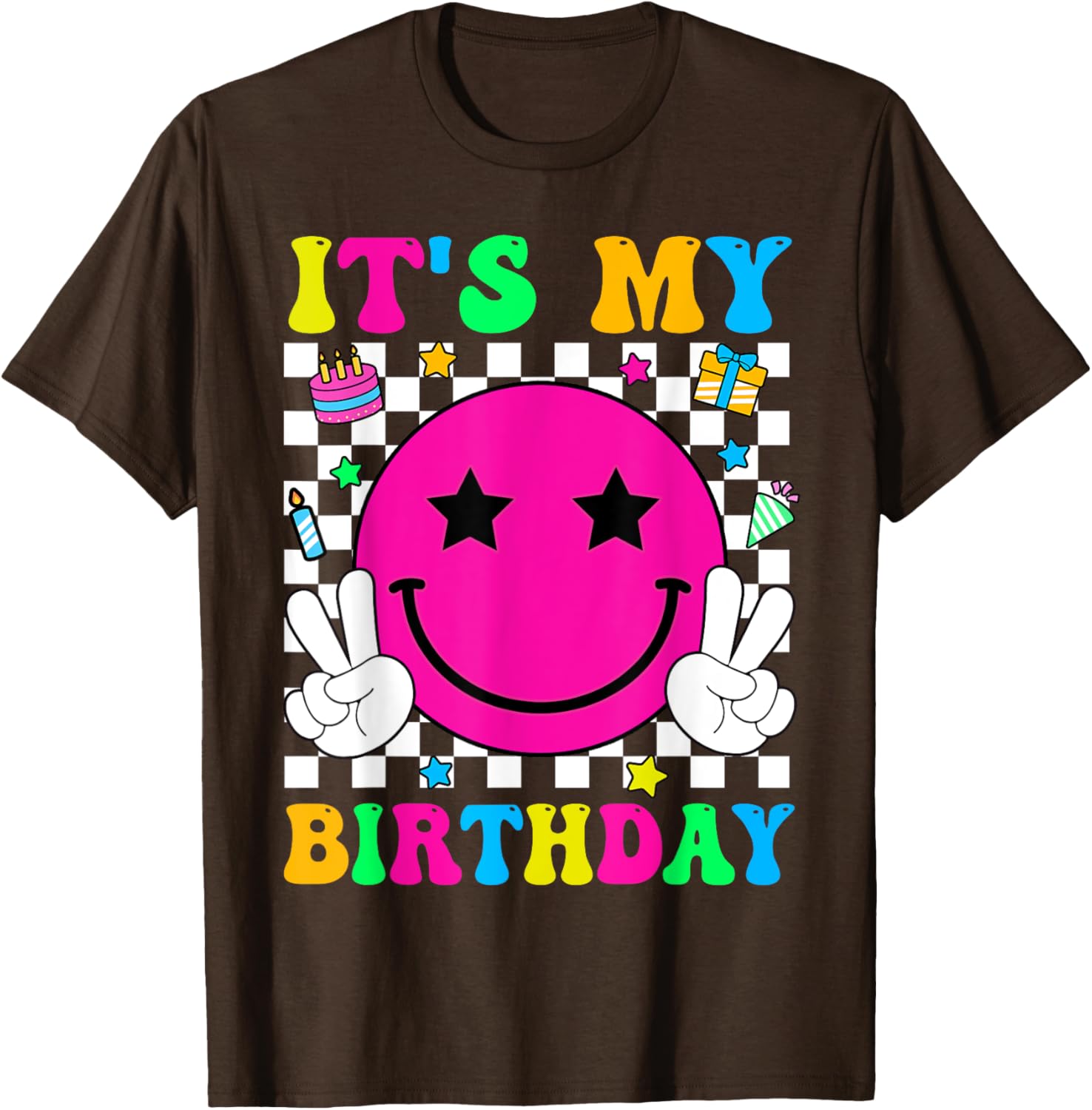 Groovy It's My Birthday T-Shirt for Men, Women, Teens, and Kids - 1
