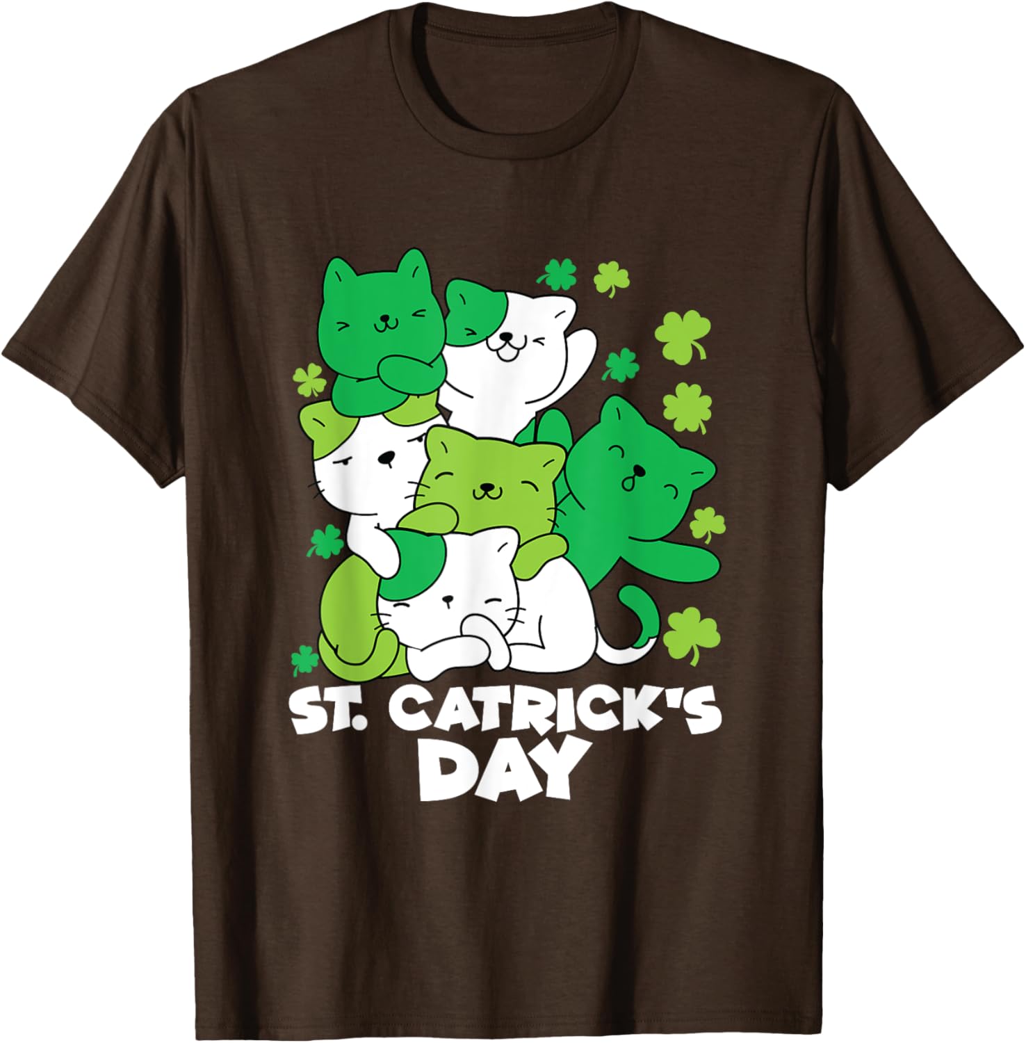 Cute Cat St. Patrick's Day Leprechaun T-Shirt for Festive Fun - 7