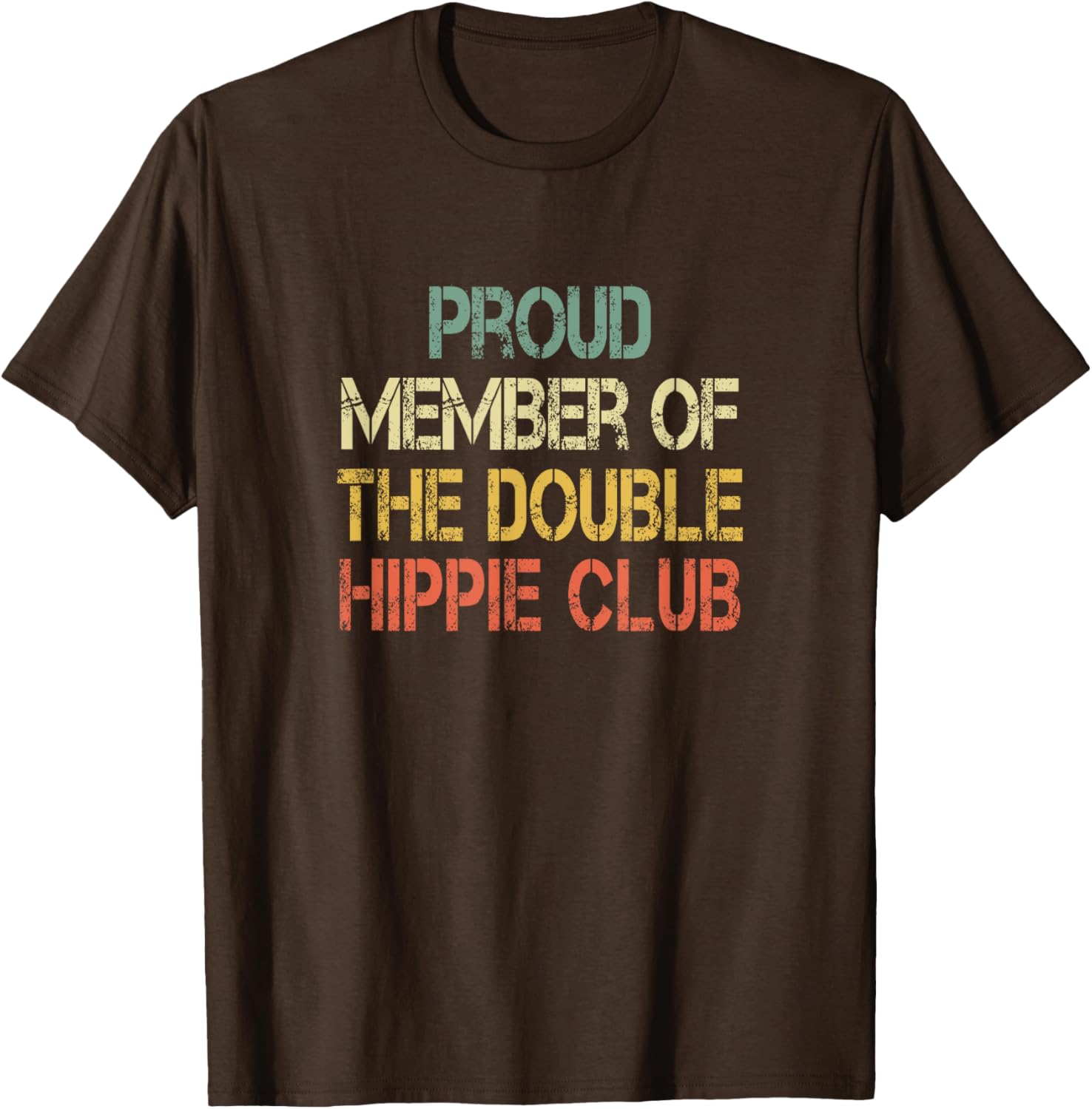 Funny Double Hippie Club T-Shirt for Hip Replacement Surgery Fans - 11