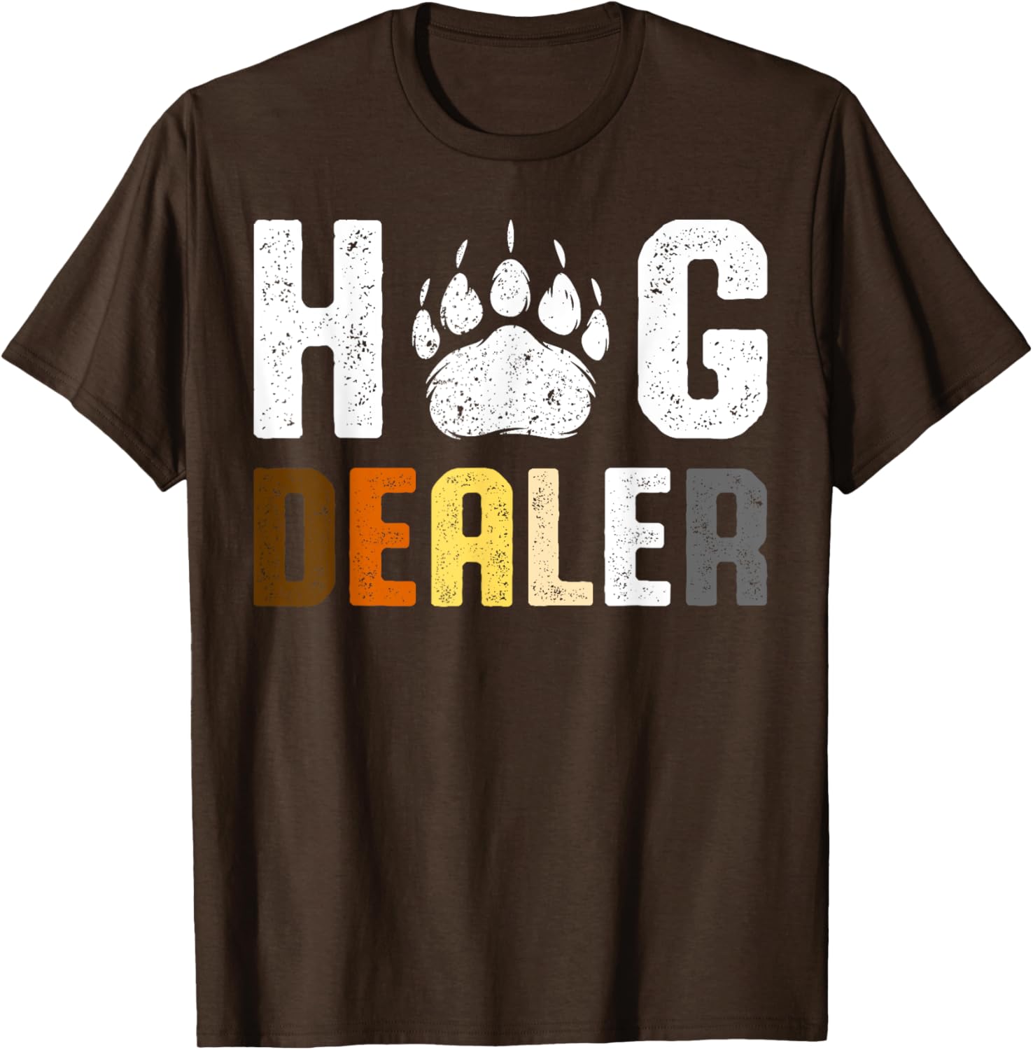 Funny Retro Gay Bear Pride Hug Dealer T-Shirt for LGBTQ+ Enthusiasts - 4