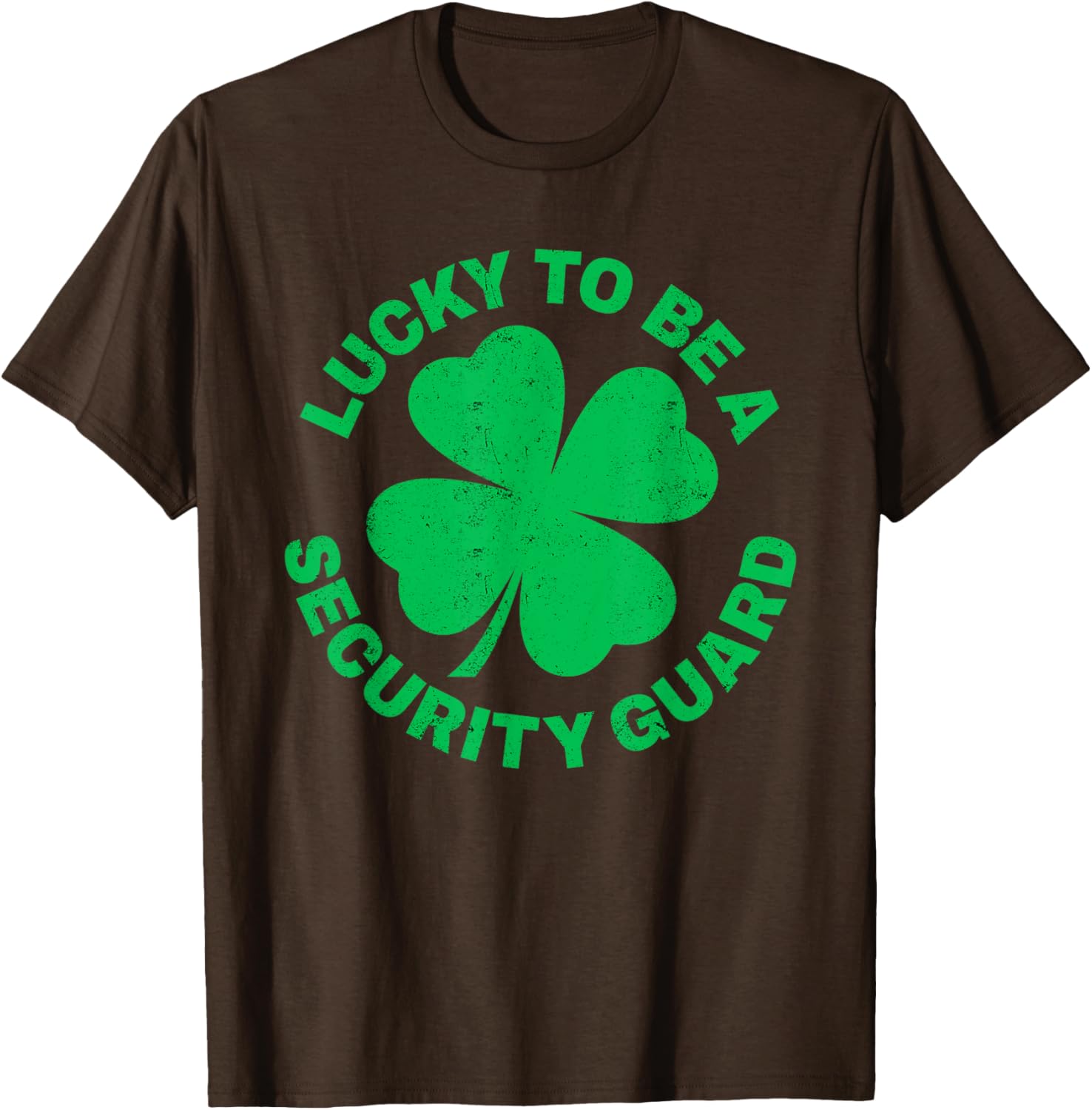 Lucky to Be a Security Guard St Patrick's Day T-Shirt for Irish Celebrations - 6