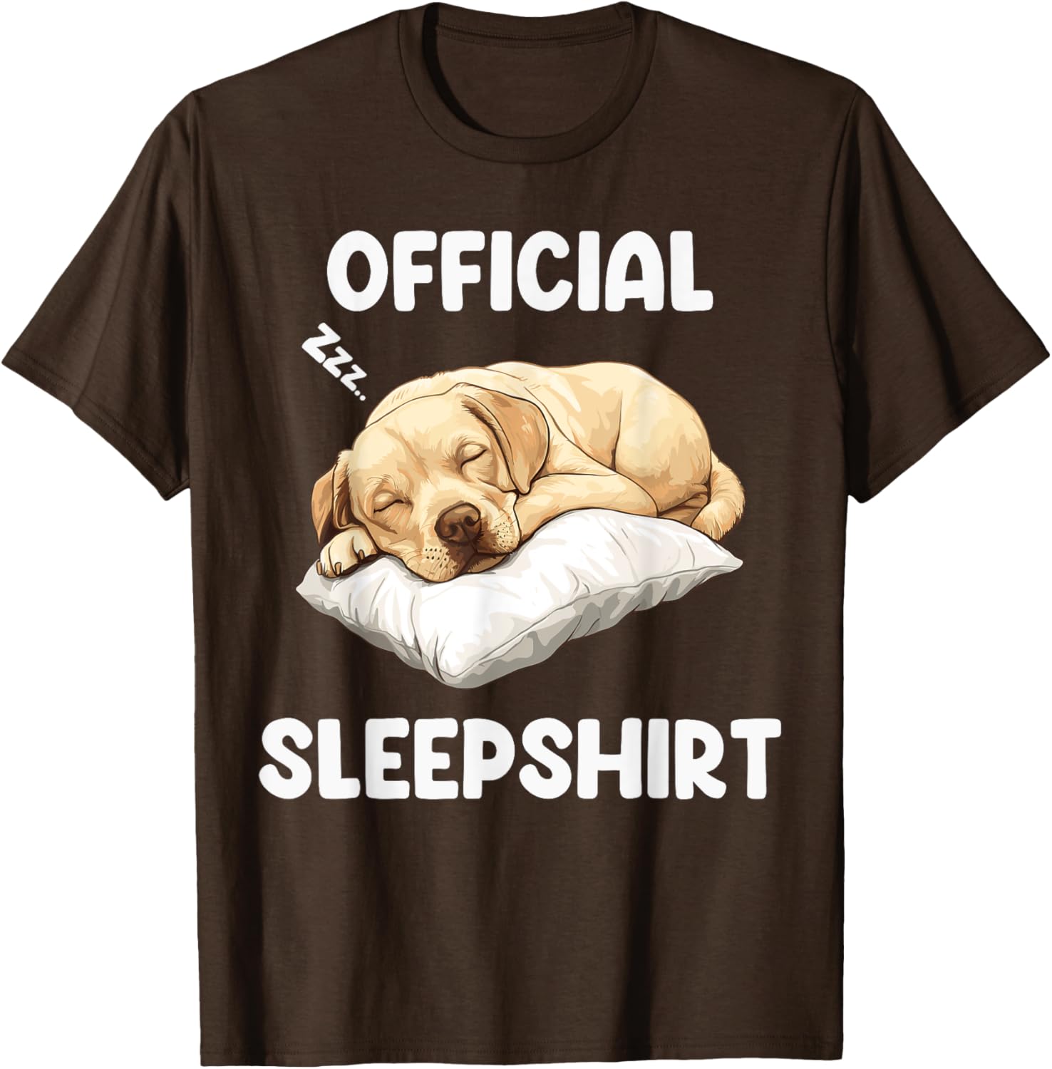 Funny Labrador Sleepshirt for Dog Lovers Comfortable Sleepwear T-Shirt - 18