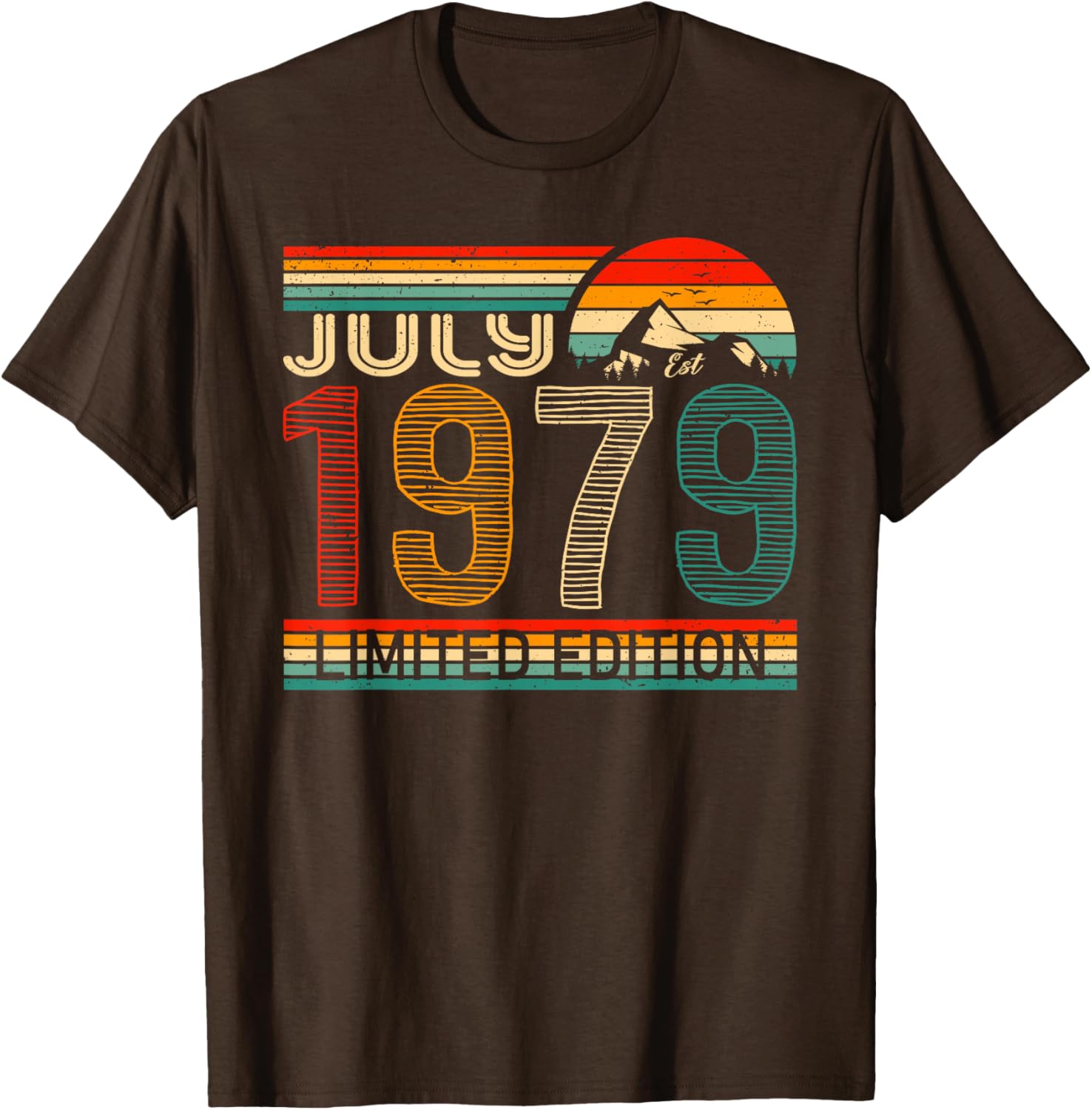July 1979 Vintage Birthday T-Shirt Classic Retro Style Birthday Gift - 12