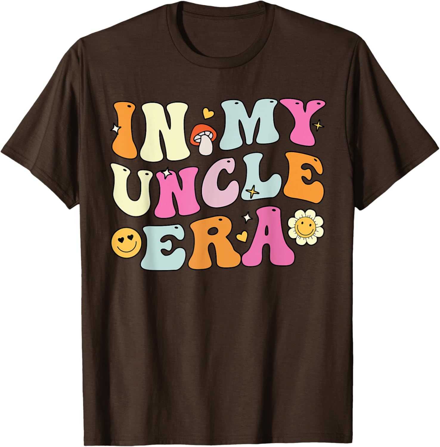 Groovy In My Uncle Era T-Shirt Perfect for Father's Day Fun - 4