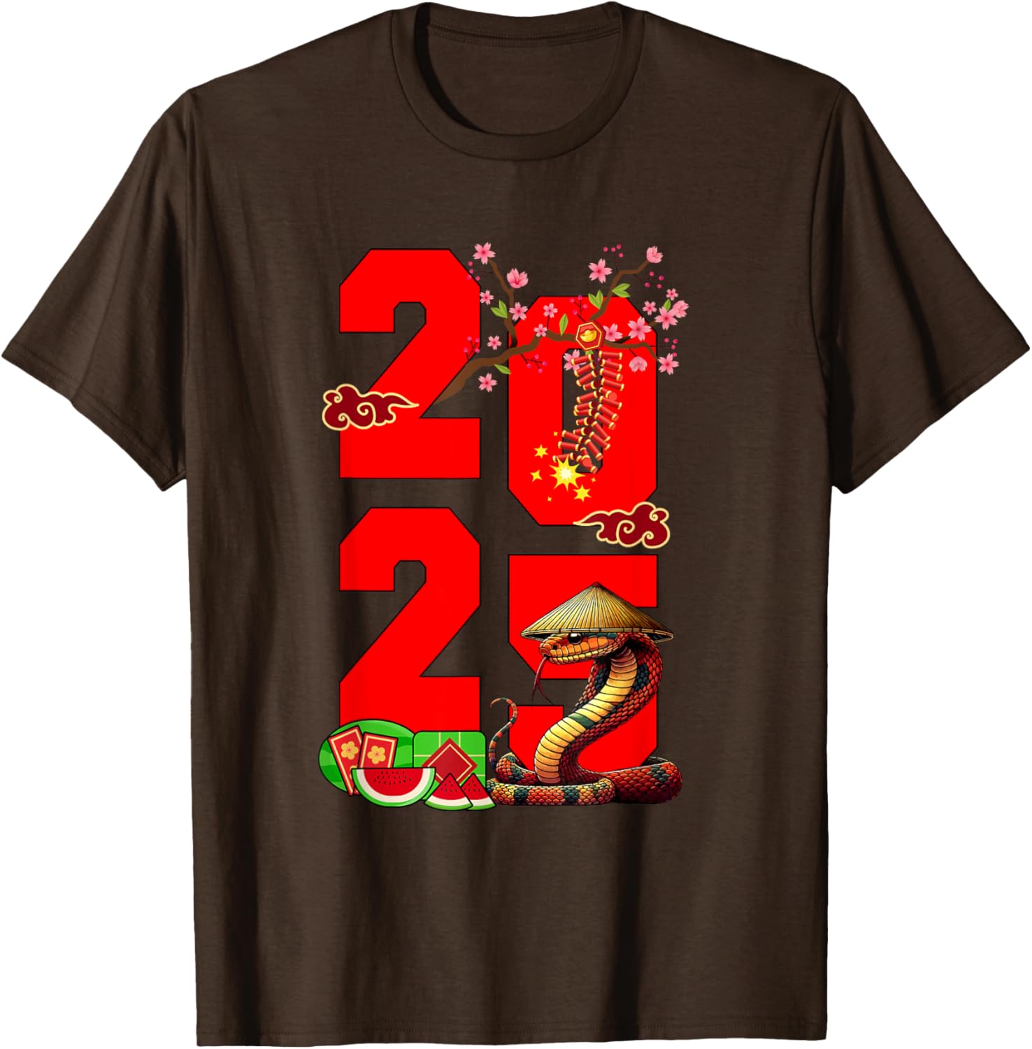 2025 Vietnamese Lunar New Year Snake Family T-Shirt for Festive Fun - 11