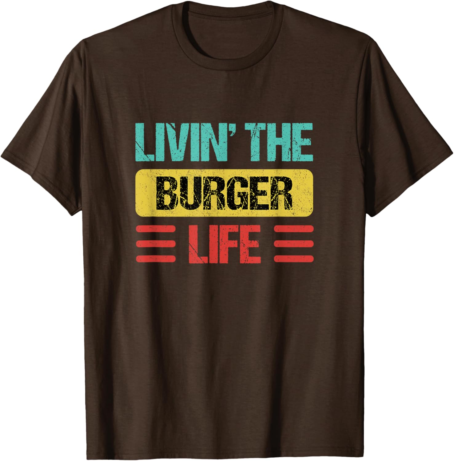 Funny Burger Name T-Shirt for Food Lovers - Casual Wear Tee - 7