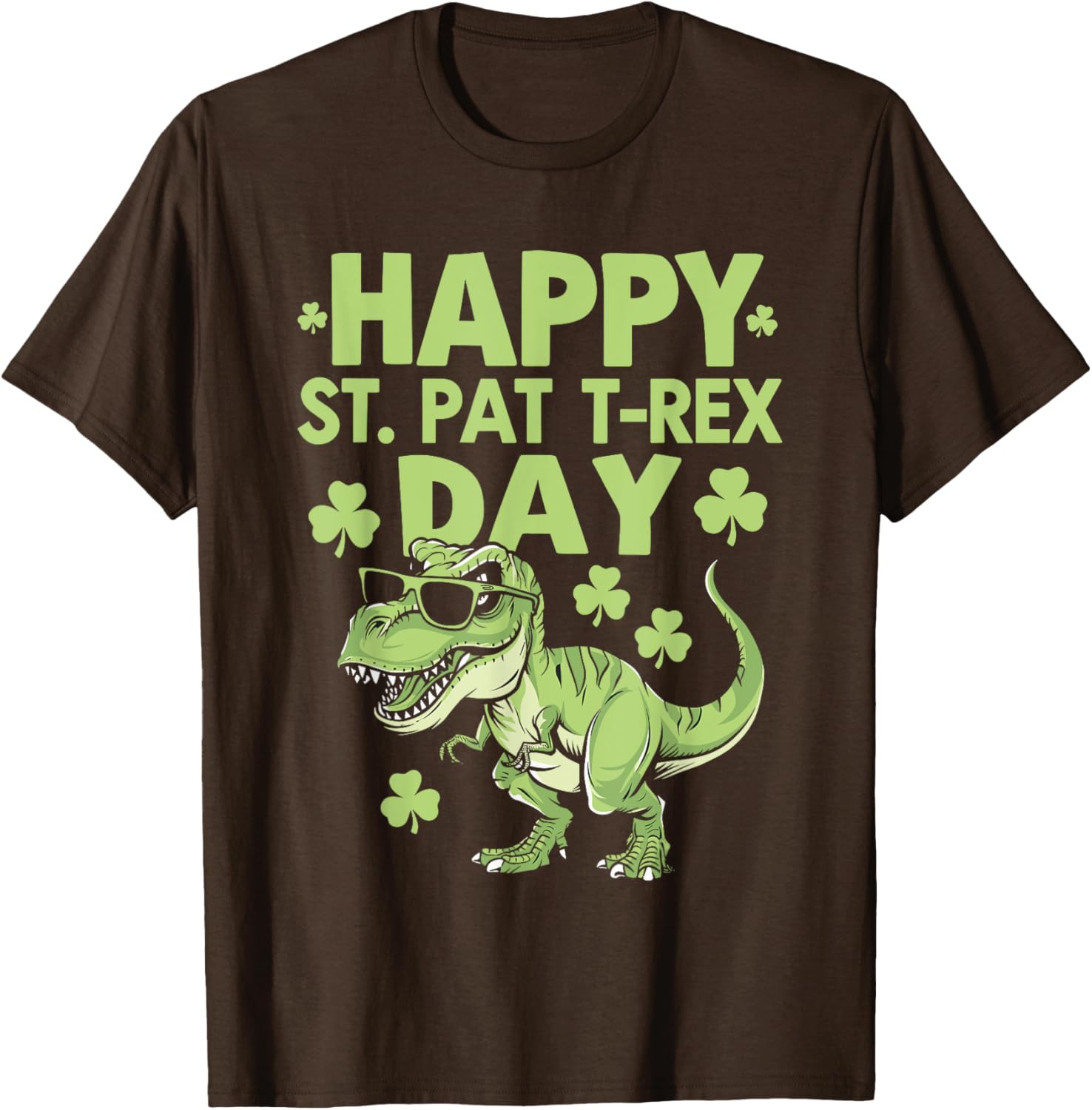 Happy St Pat Trex Day Dino T-Shirt for Toddlers - Perfect for Kids! - 5