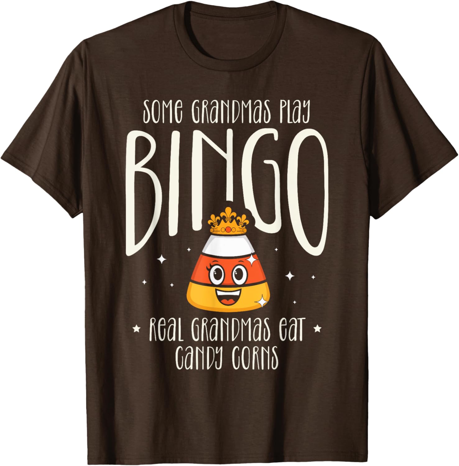 Funny Grandma Bingo T-Shirt for Candy Corn Lovers - Perfect Gift Idea - 4