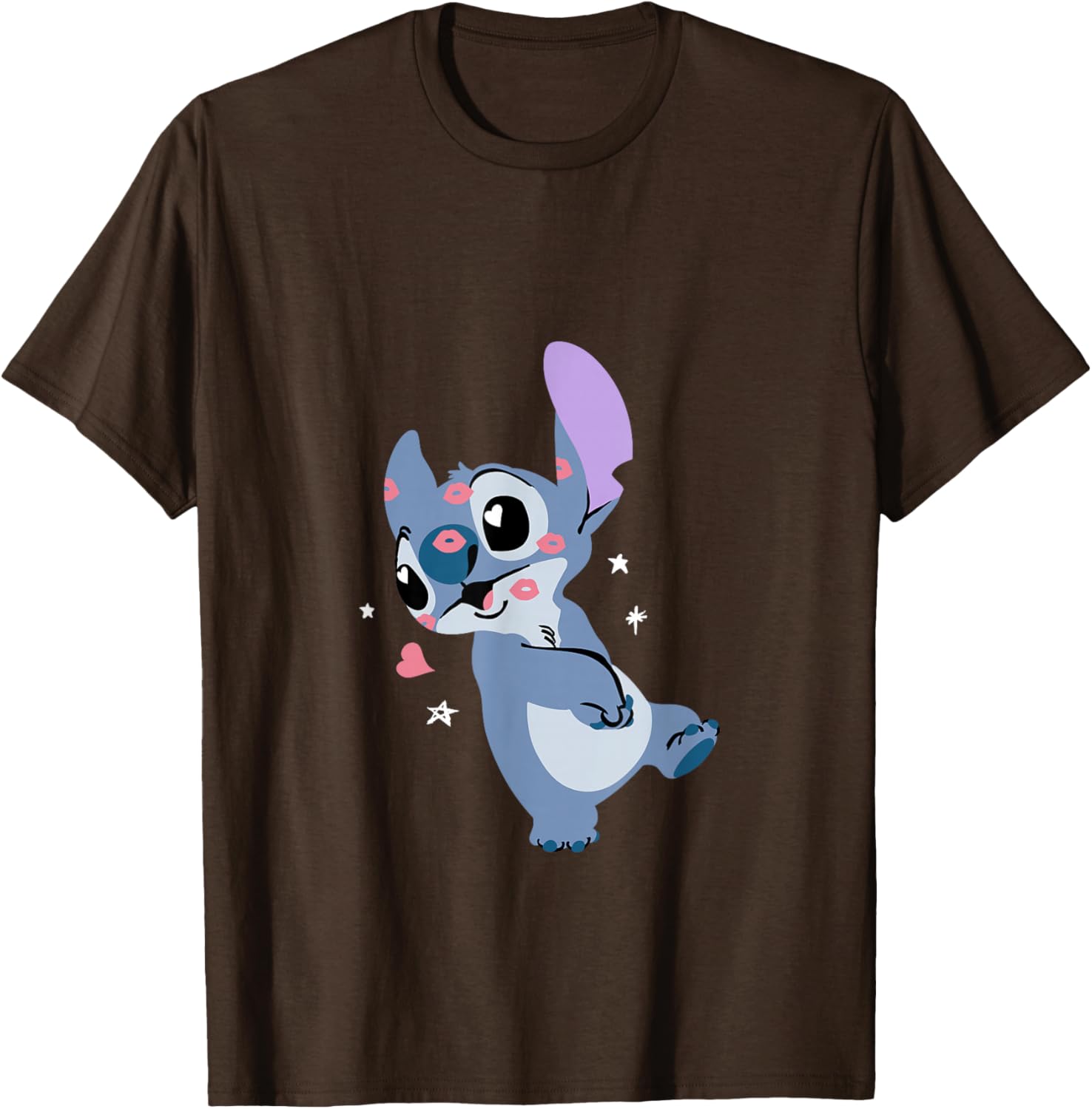 Disney Lilo and Stitch Valentine's Day Kisses T-Shirt for Fun Lovers - 5