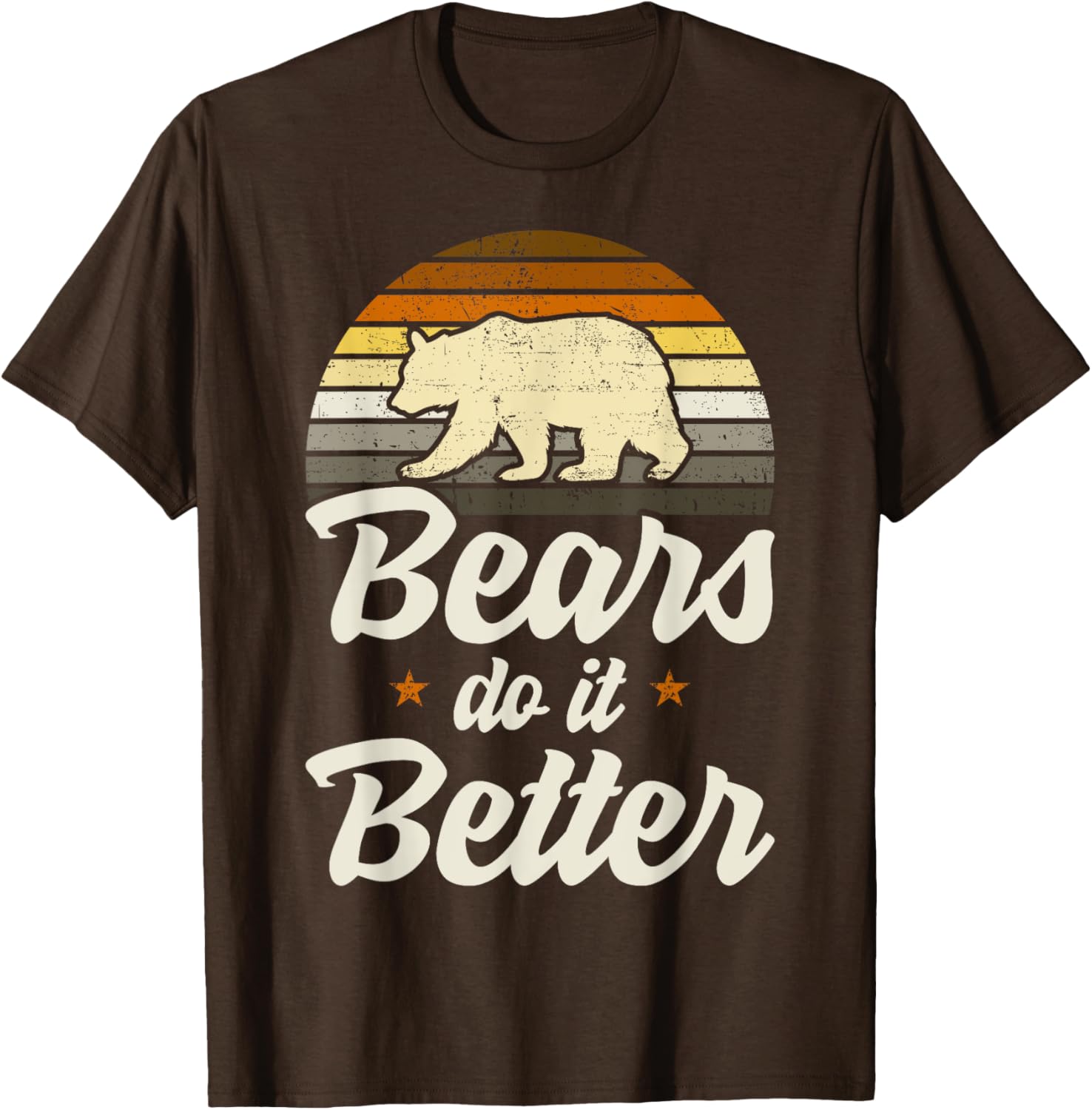 Bears Do It Better Bear Pride LGBT Flag T-Shirt for Gay Men - 15