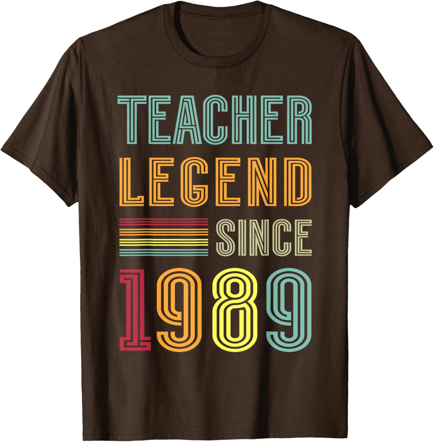 Teaching Legend 1989 36 Years Teacher T-Shirt for 36th Birthday Celebration - 1