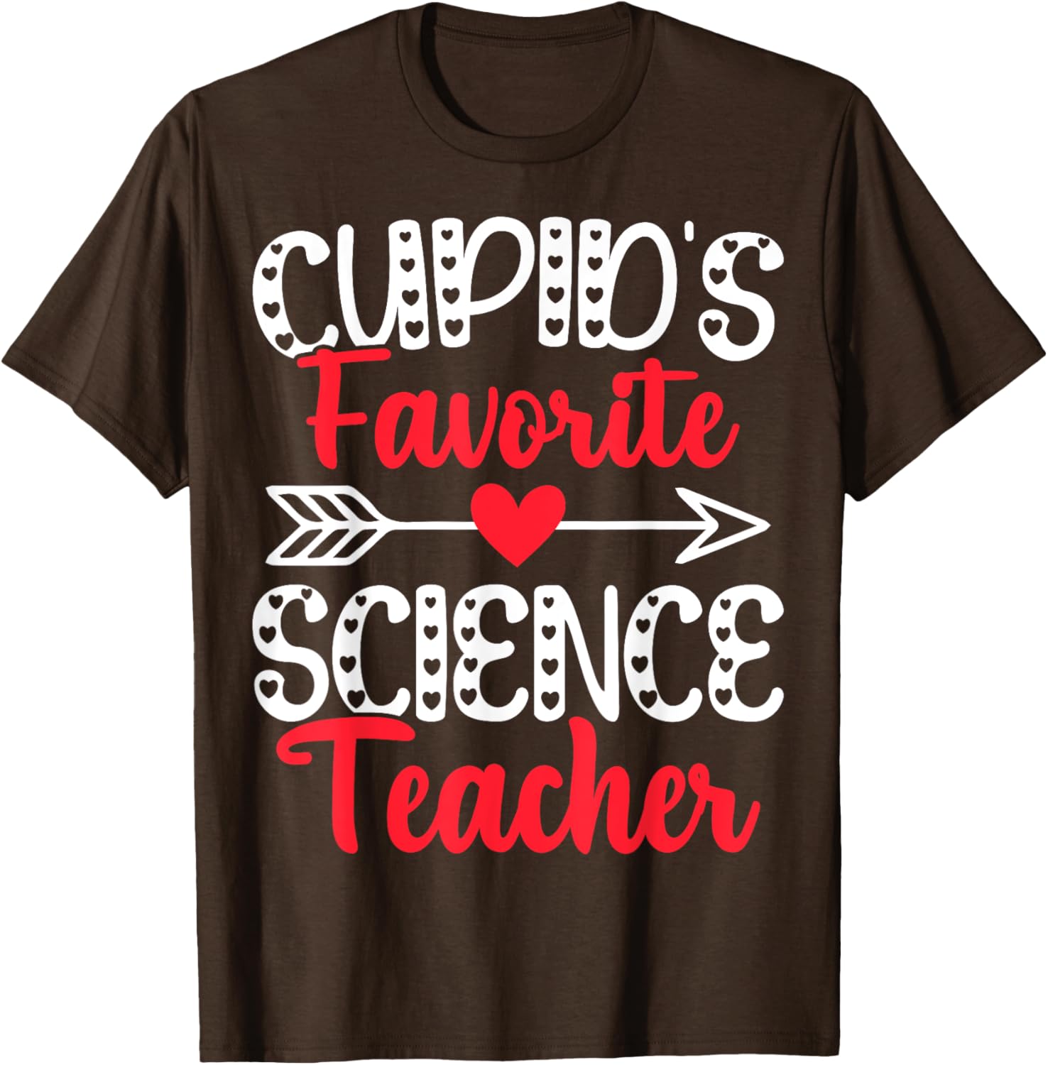 Cupid's Favorite Science Teacher Funny Valentine's Day T-Shirt Gift - 12