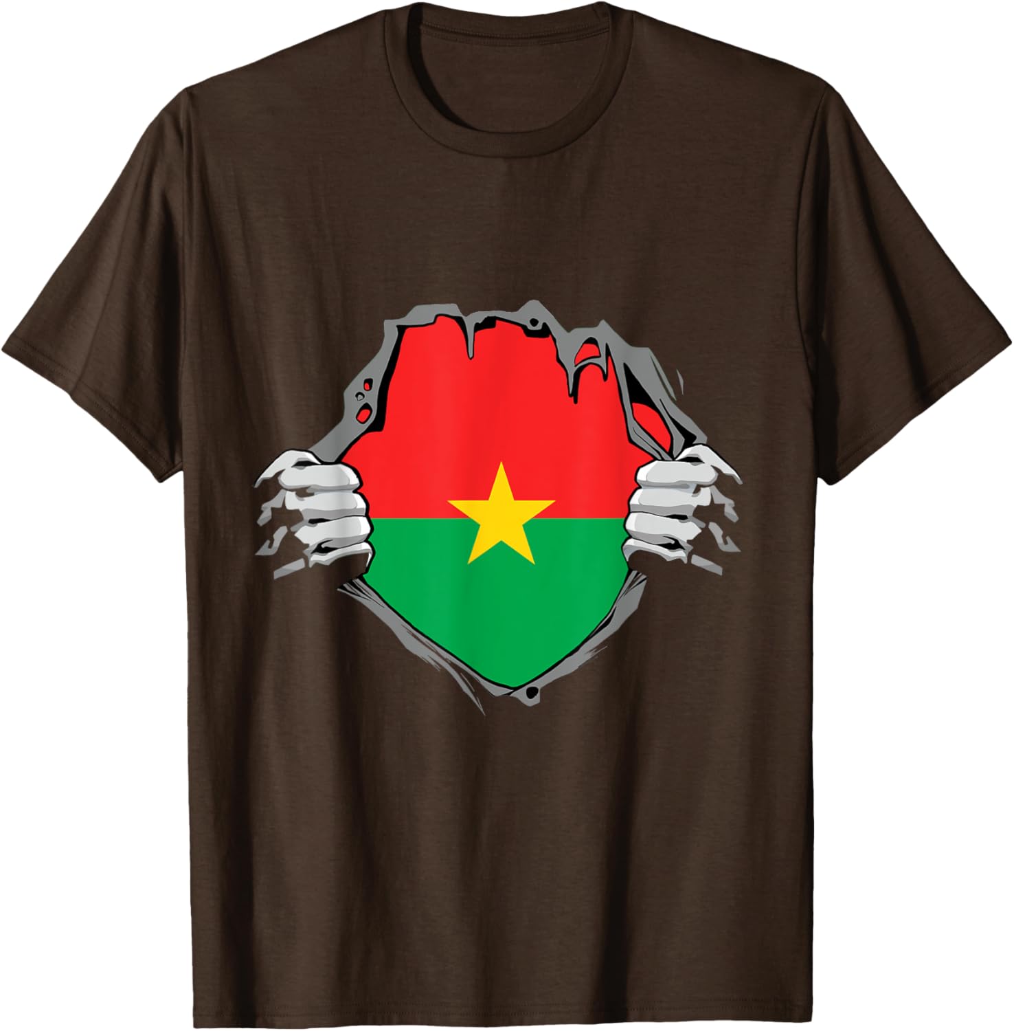 Burkina Faso Heartbeat EKG Pulse T-Shirt for Proud Burkina Fasoans - 9