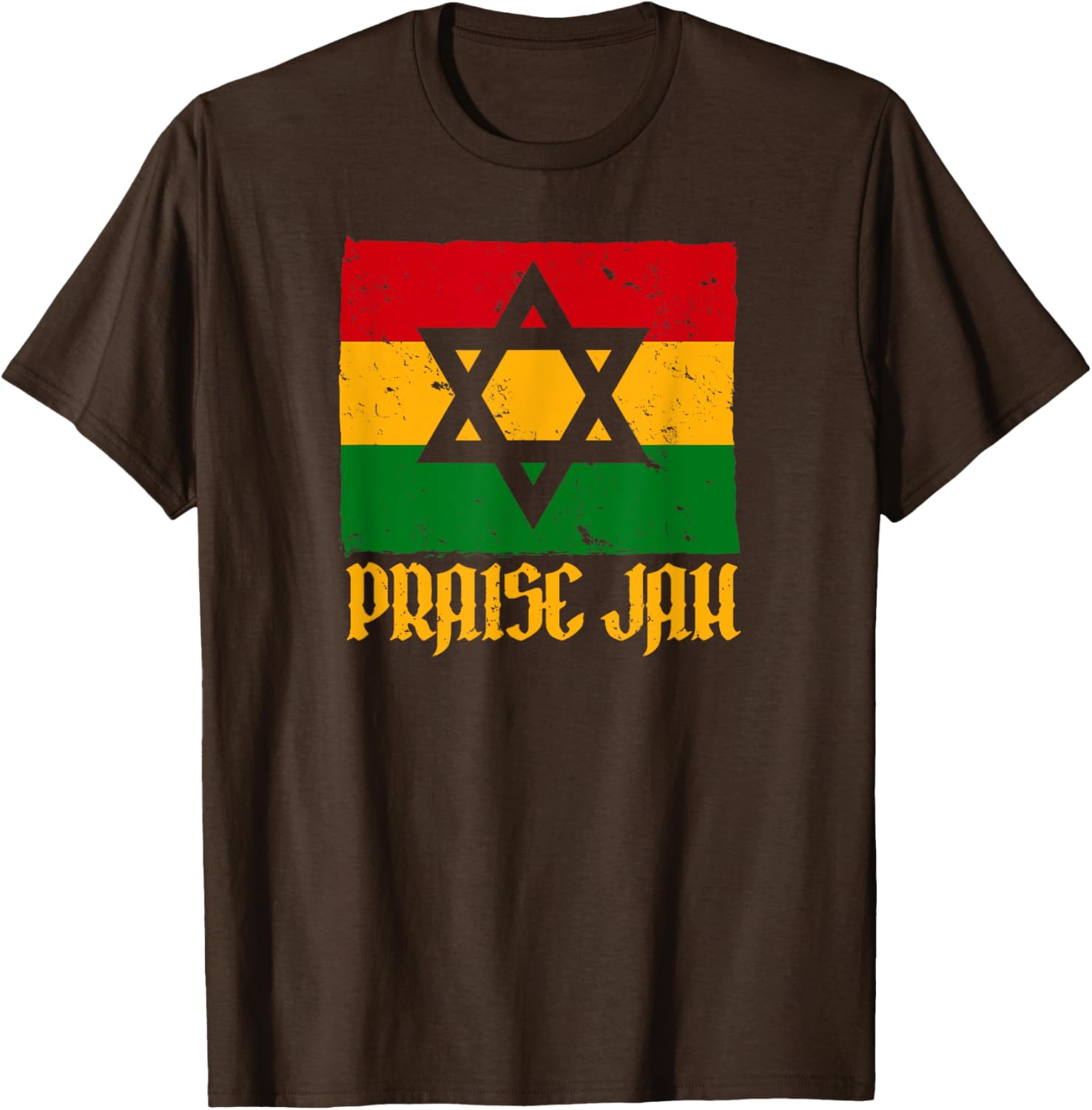 PRAISE JAH Roots Reggae T-Shirt for Men and Women - Rastafarian Style - 7