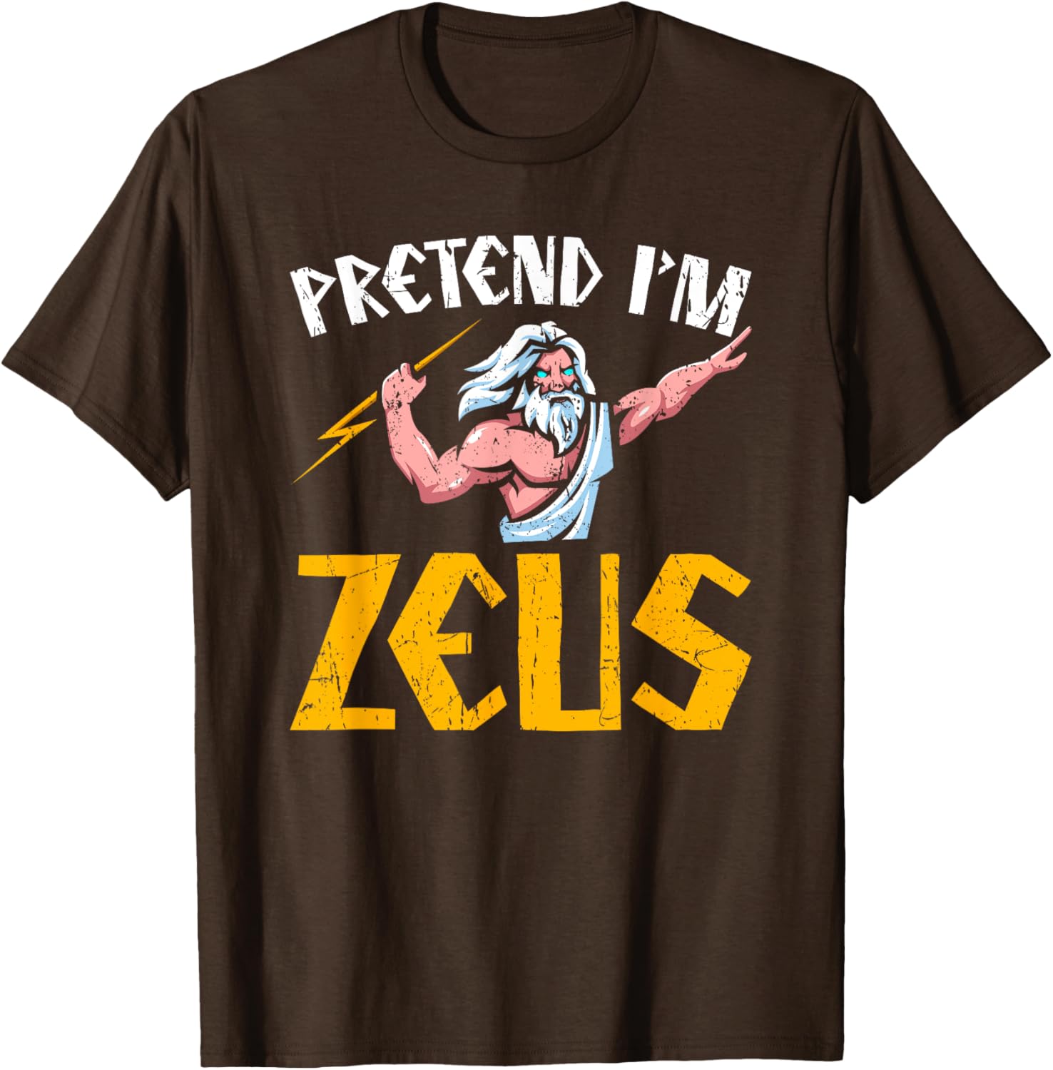 Pretend I'm Zeus T-Shirt - Greek Mythology Clothing for Fans of Ancient Greece - 2