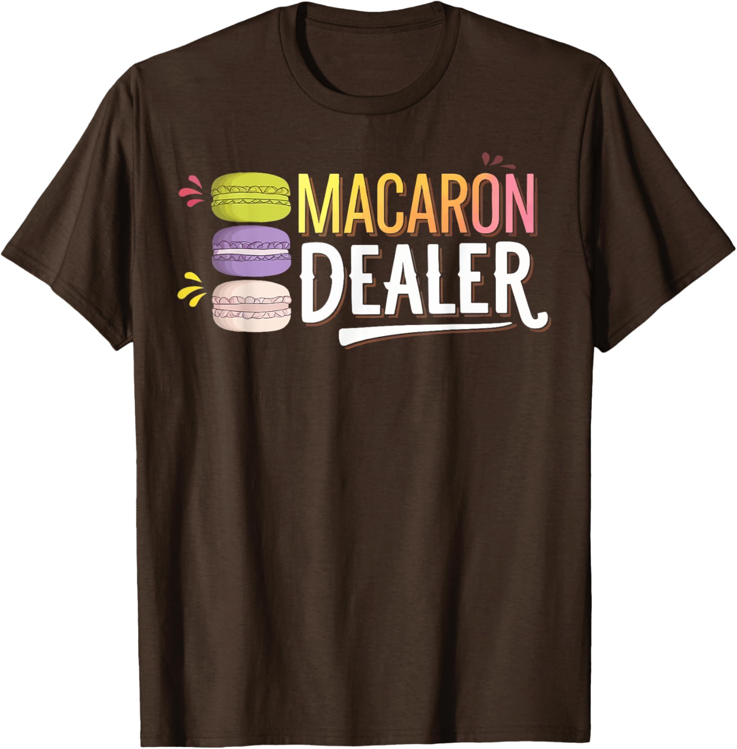 Charming Macaron Dealer T-Shirt for Sweet Treat Lovers and Foodies - 3