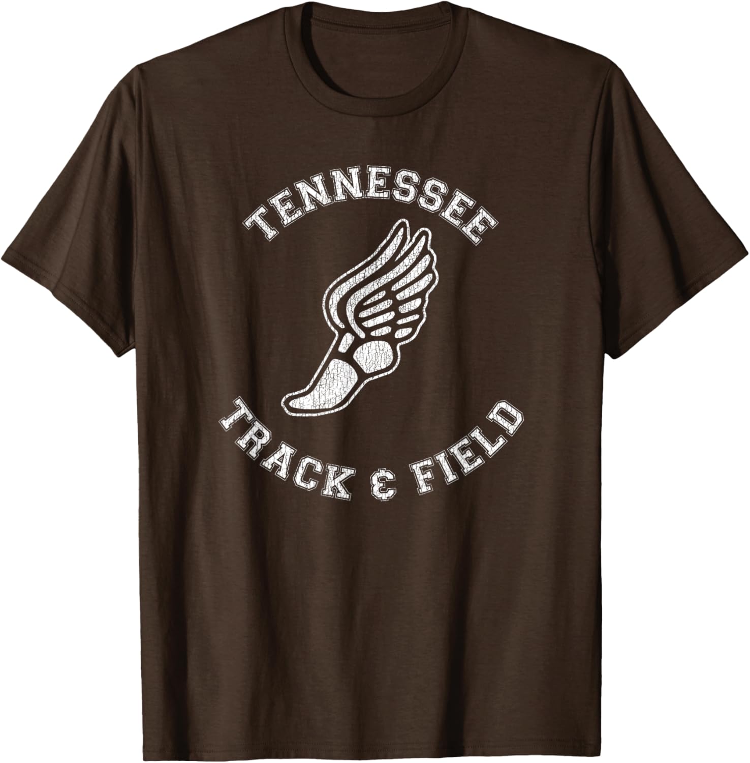 Tennessee Track and Field Retro Classic 80s Distressed T-Shirt - 7